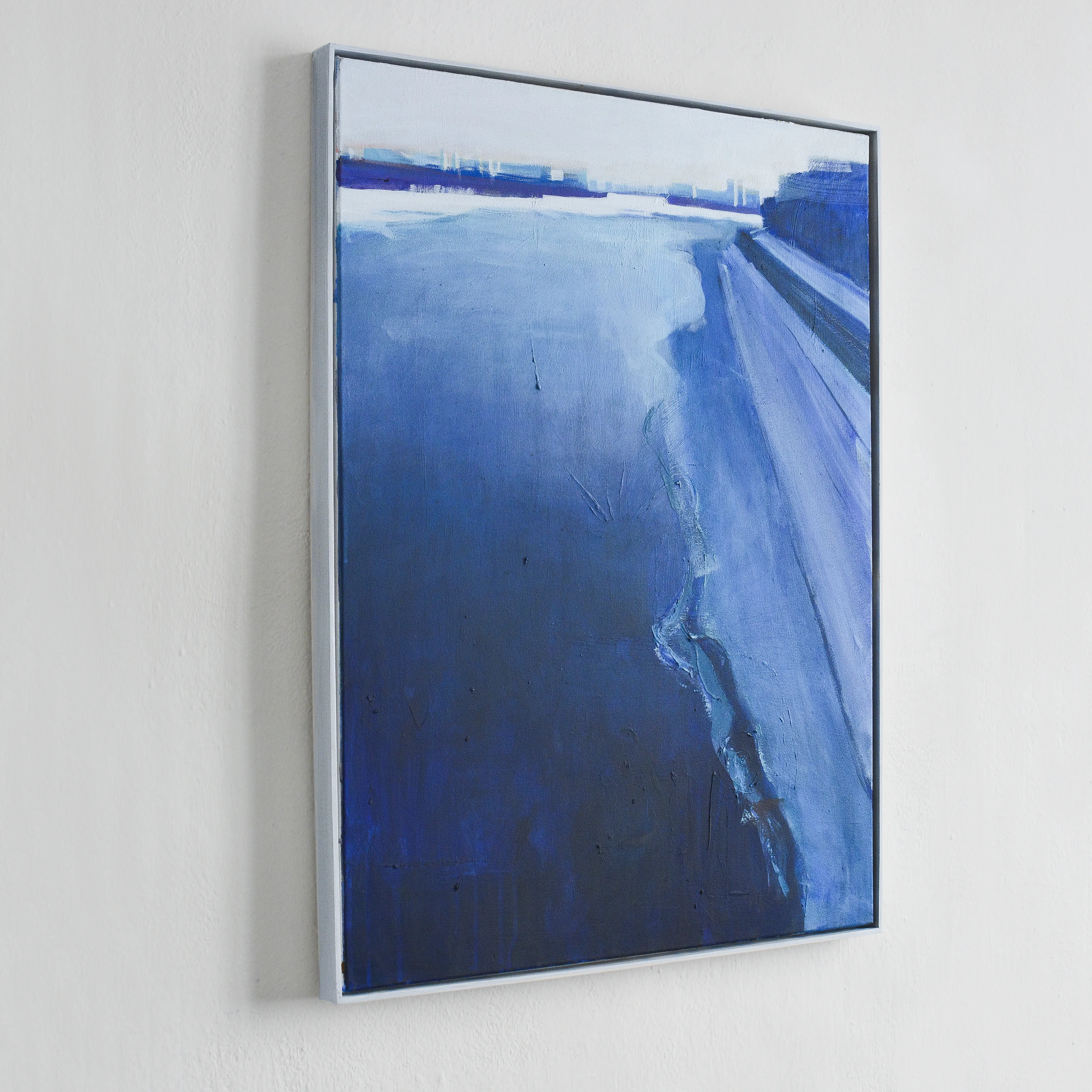 Image of View of the Dnipro. Sunny day by Igor Nekraga, size: 80х60 см, made of Acrylic on canvas, Painting medium, from Київ, part of the Acrylics series, priced at $700 Photo 3 of 4.