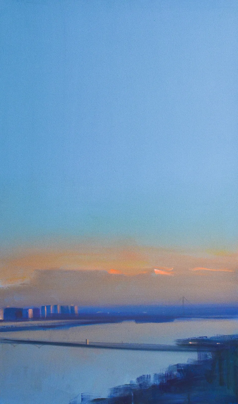 Зображення "View of the South Bridge" від Igor Nekraha, розмір: 100х60, медіум: Живопис, серія: Acrylics, ціна: $1300 Фото 2 з 4.