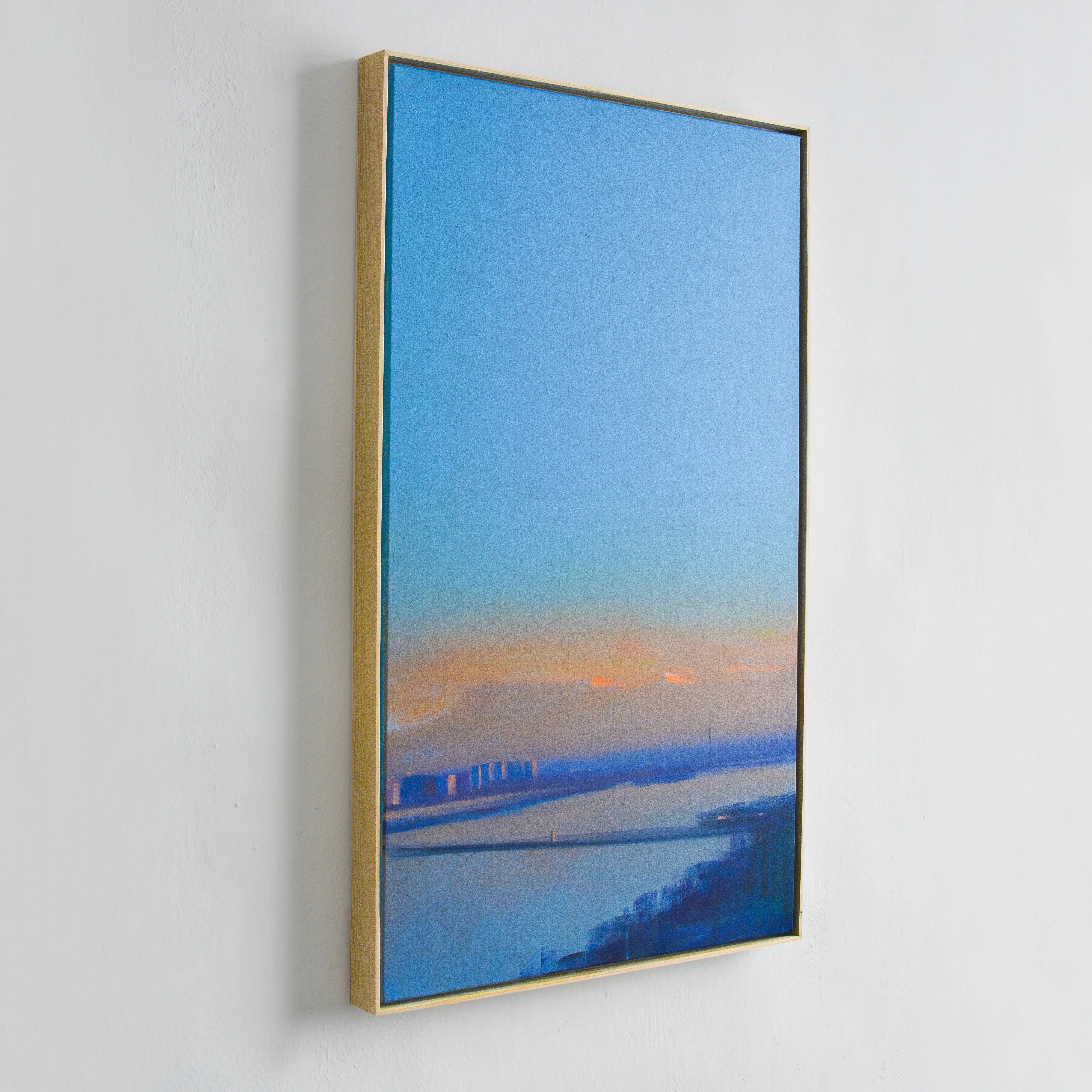 Image of View of the South Bridge by Igor Nekraga, size: 100х60, made of Acrylic on canvas, Painting medium, from Київ, part of the Acrylics series, priced at $1300 Photo 3 of 4.