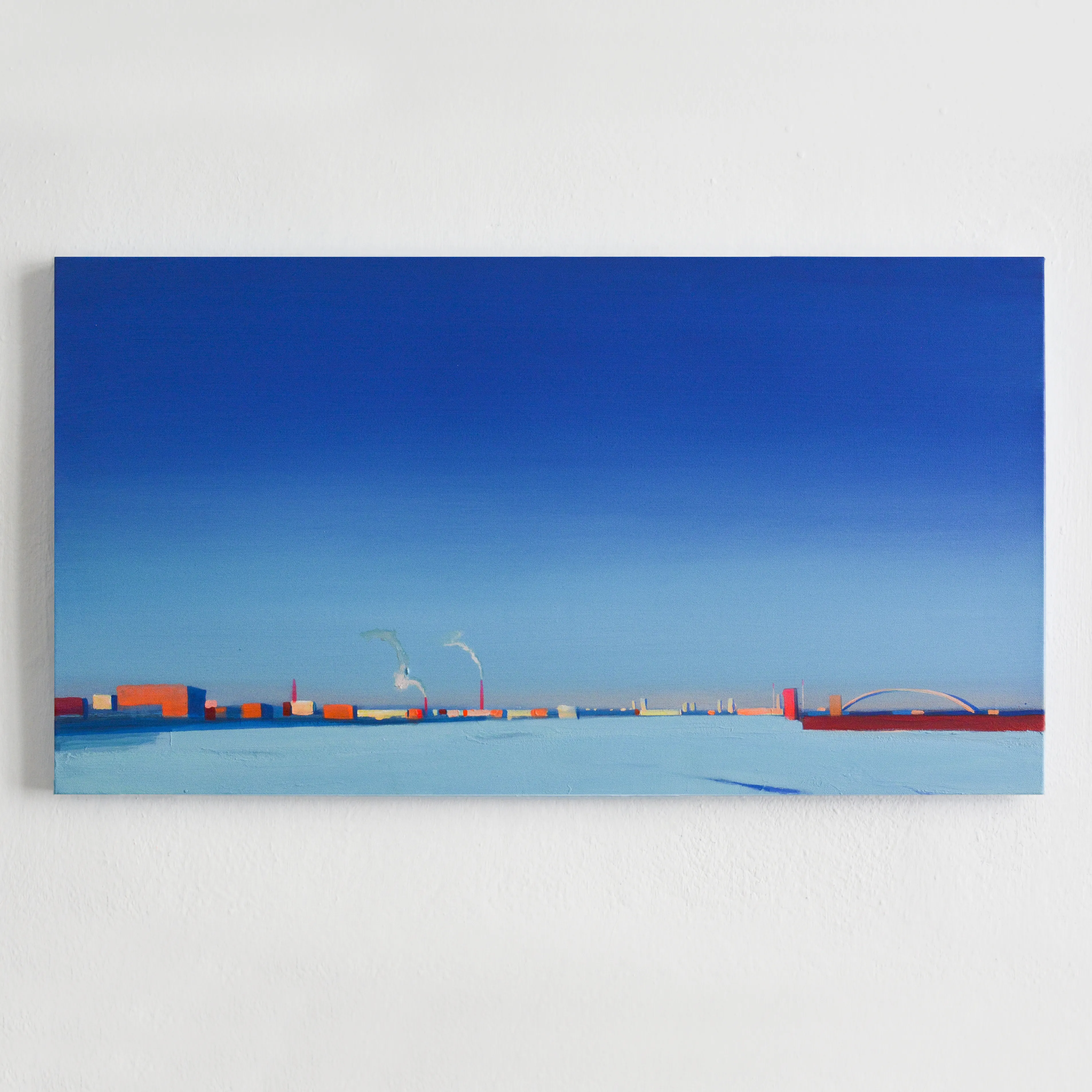 Image of  Sunny day. Podil by Igor Nekraga, size: 40x75, made of Acrylic on canvas, Painting medium, from Київ, part of the Acrylics series, priced at $500 Photo 4 of 4.