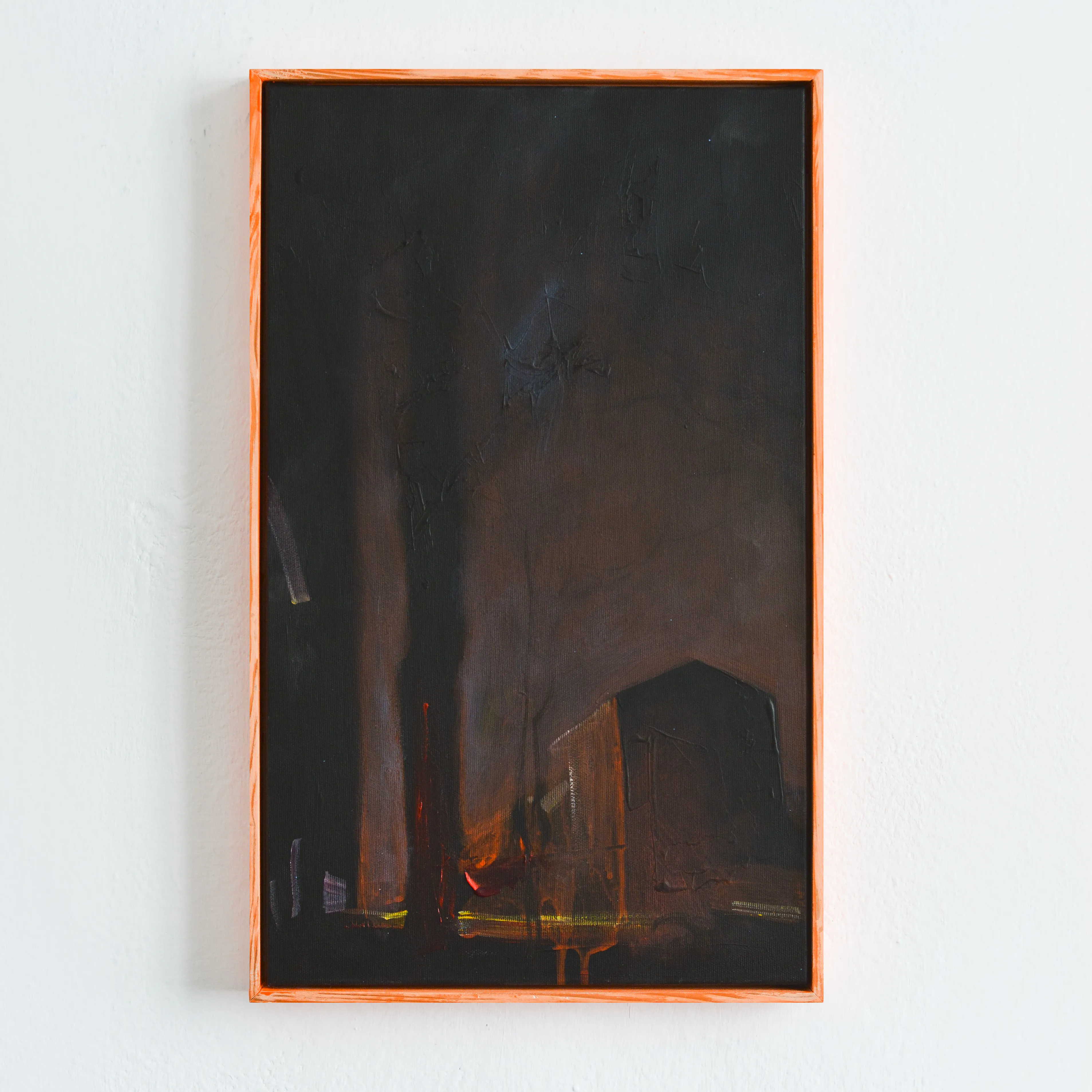 Image of Blackout on Gogolivska str by Igor Nekraga, size: 50x30, made of Acrylic on canvas, Painting medium, from Kyiv, part of the Acrylics series, priced at $400 Photo 1 of 4.