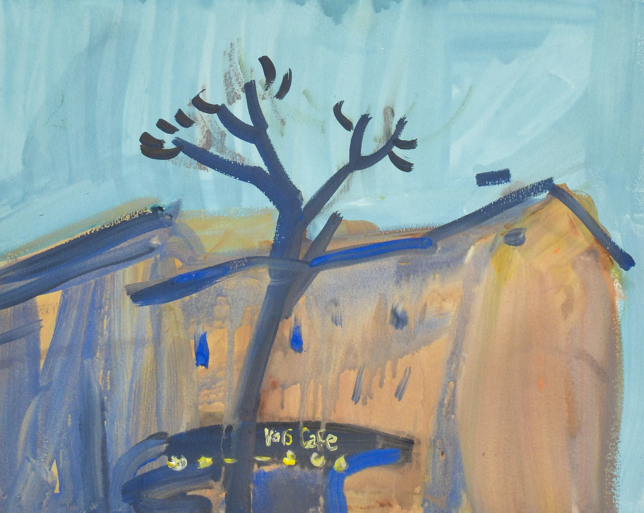 Зображення "Vois Cafe" від Igor Nekraha, розмір: 40x50 cm, медіум: Живопис, серія: Gouaches, ціна: $400 Фото 2 з 4.