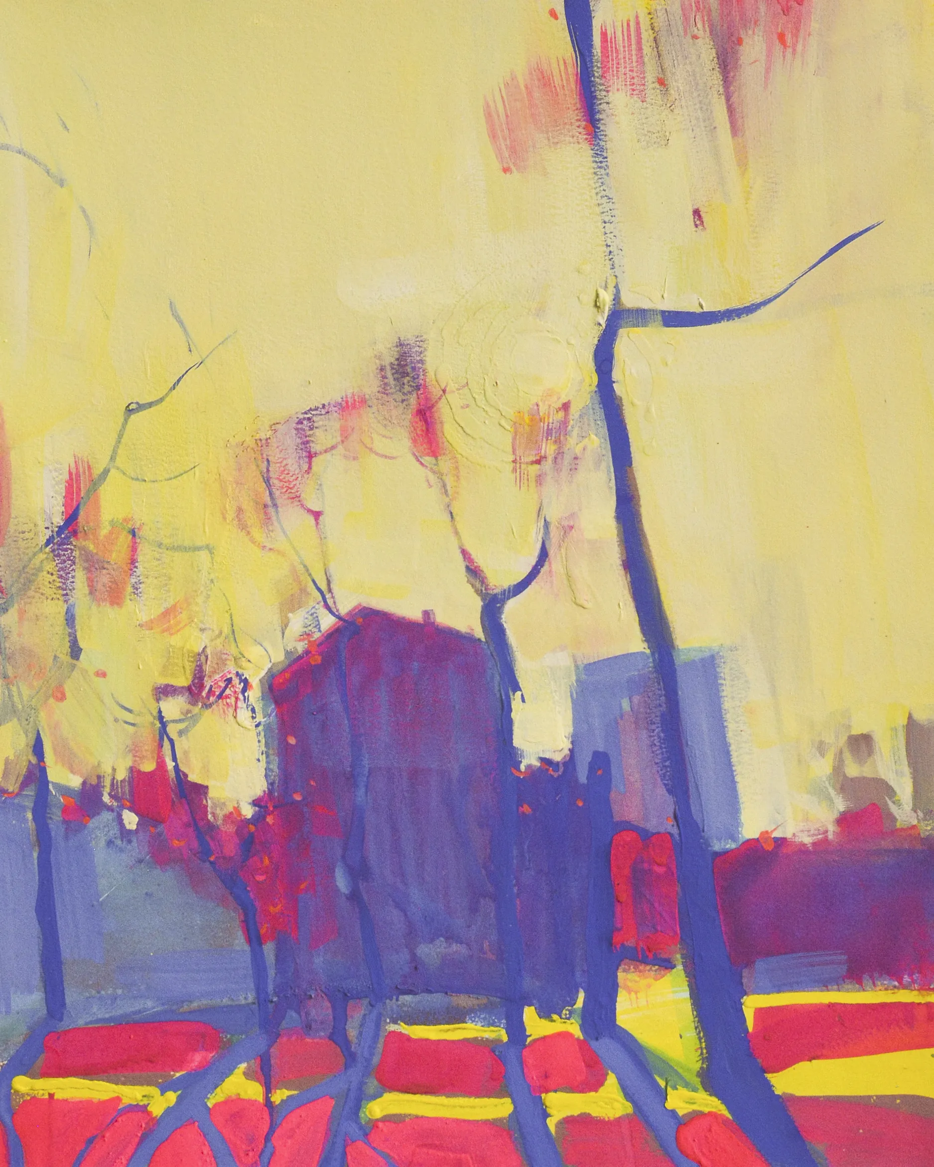 Image of Bright spring in Kyiv by Igor Nekraga, size: 50x40, made of Gouache on paper, Painting medium, from Ukraine, part of the Gouaches series, priced at $500 Photo 2 of 4.