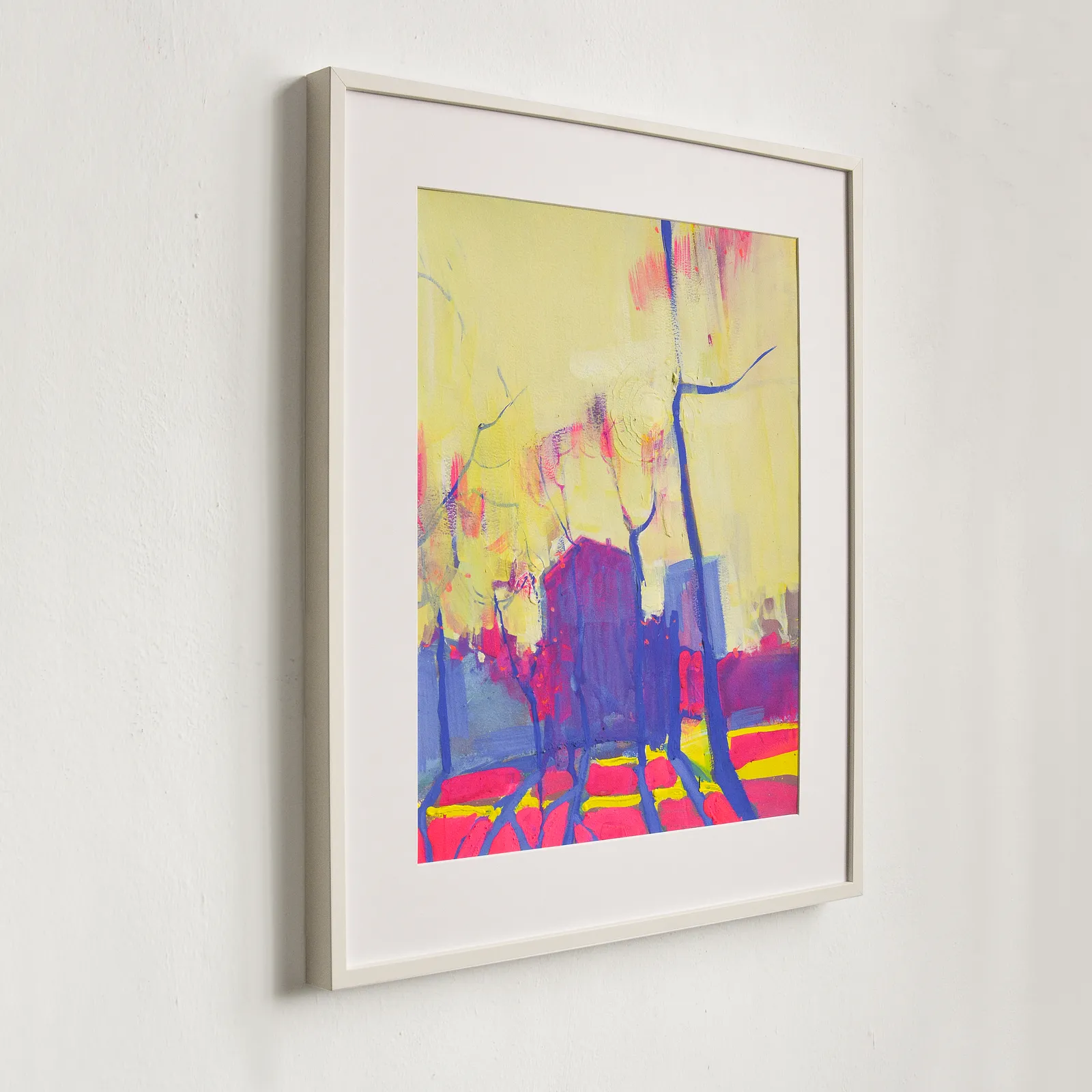 Image of Bright spring in Kyiv by Igor Nekraga, size: 50x40, made of Gouache on paper, Painting medium, from Ukraine, part of the Gouaches series, priced at $500 Photo 3 of 4.