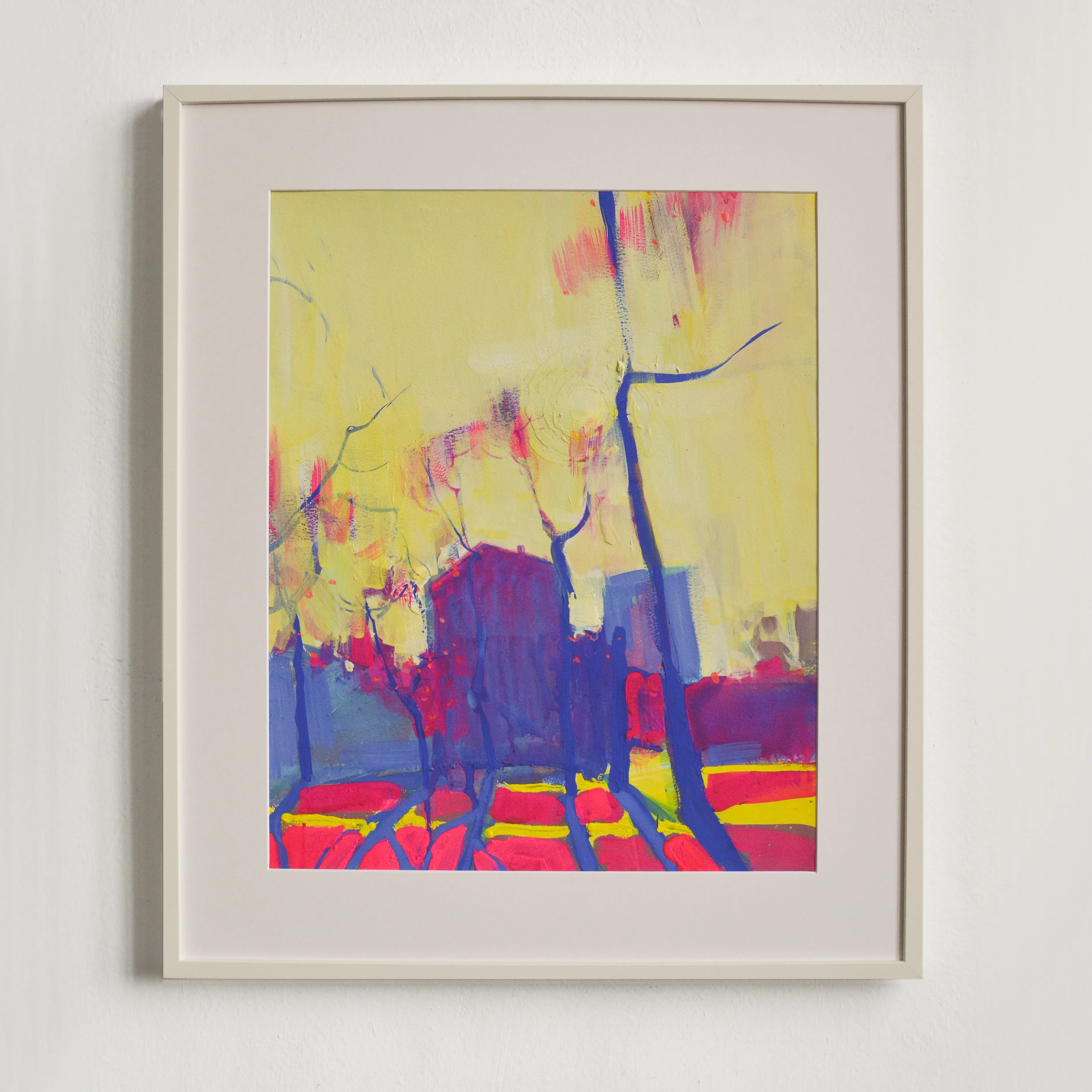 Image of Bright spring in Kyiv by Igor Nekraga, size: 50x40, made of Gouache on paper, Painting medium, from Ukraine, part of the Gouaches series, priced at $500 Photo 1 of 4.