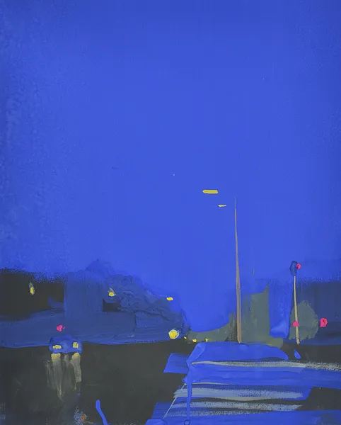 Зображення "Evening on Bulvaro-Kudriavska Str." від Igor Nekraha, розмір: 50x40, медіум: Живопис, серія: Gouaches, ціна: $500 Фото 2 з 4.