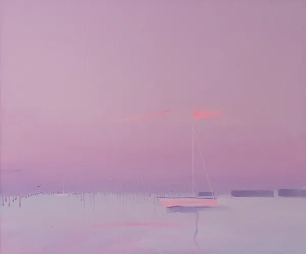Image of Quiet evening by Igor Nekraga, size: 50x60, made of Acrylic on canvas, Painting medium, from Ukraine, part of the Acrylics series, priced at $500 Photo 3 of 4.