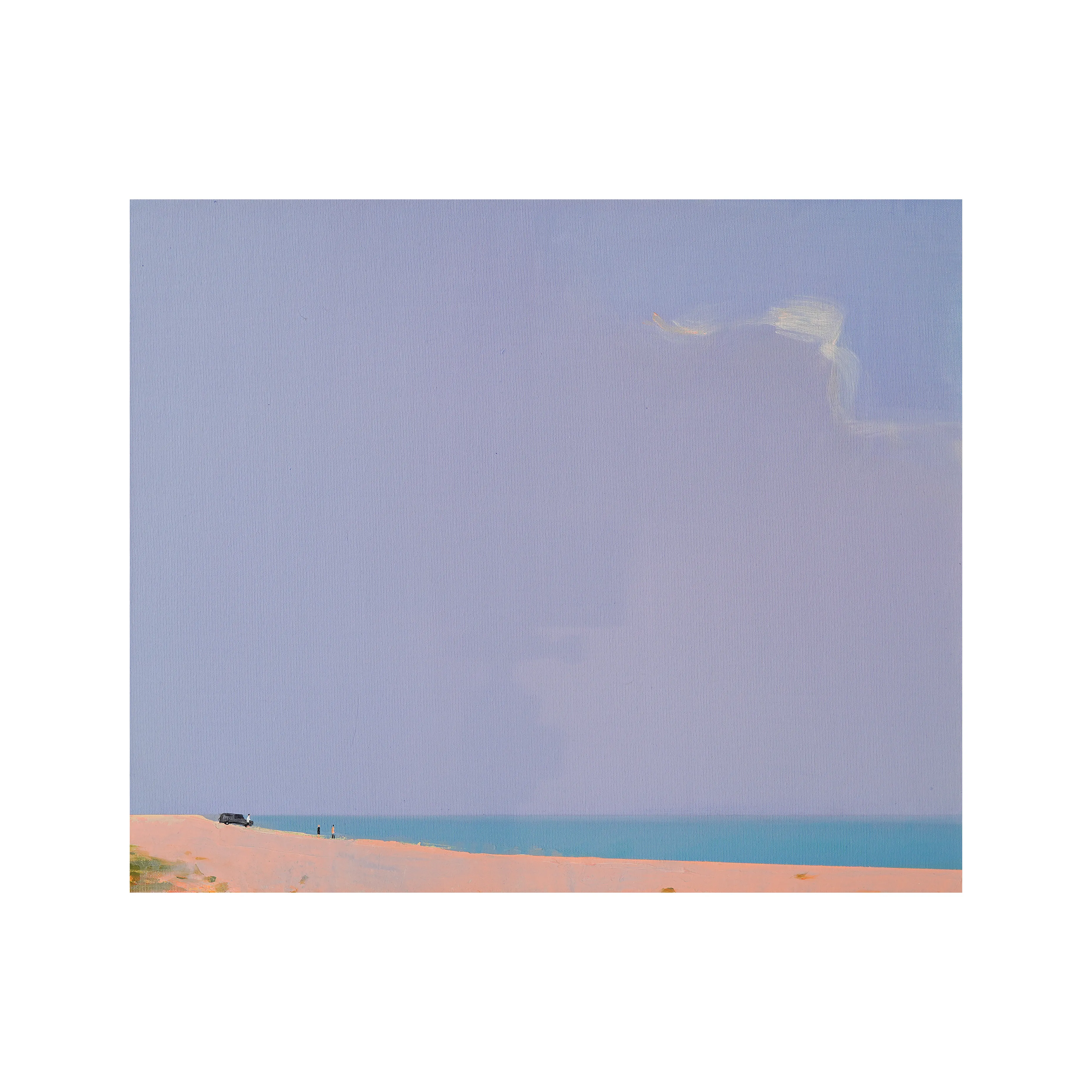 Image of Beach vacation by Igor Nekraga, size: 50x60, made of Acrylic on canvas, Painting medium, from Kyiv, part of the Acrylics series, priced at $500 Photo 4 of 4.