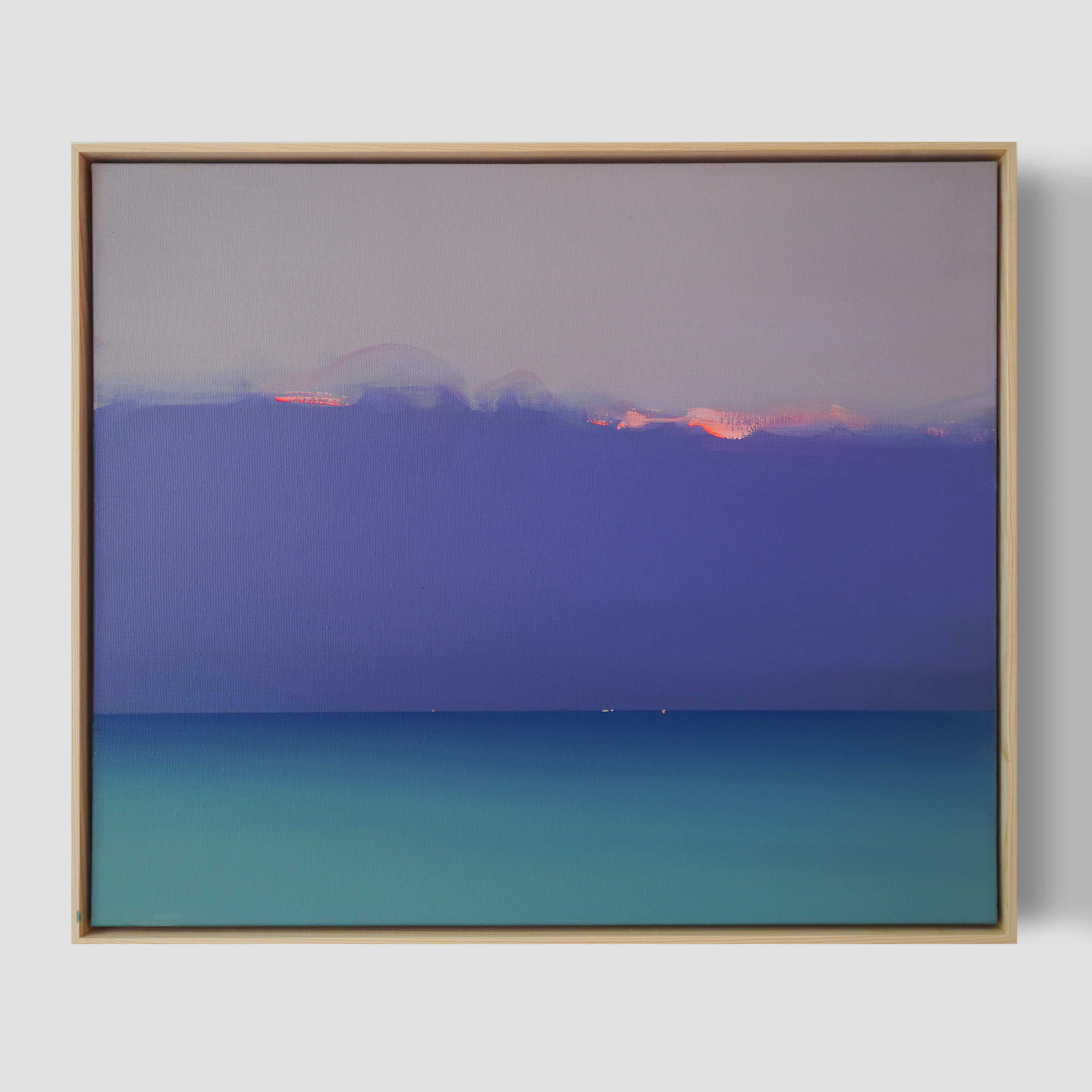 Image of Sunset line by Igor Nekraga, size: 50x60, made of Acrylic on canvas, Painting medium, from Kyiv, part of the Acrylics series, priced at $500 Photo 1 of 4.