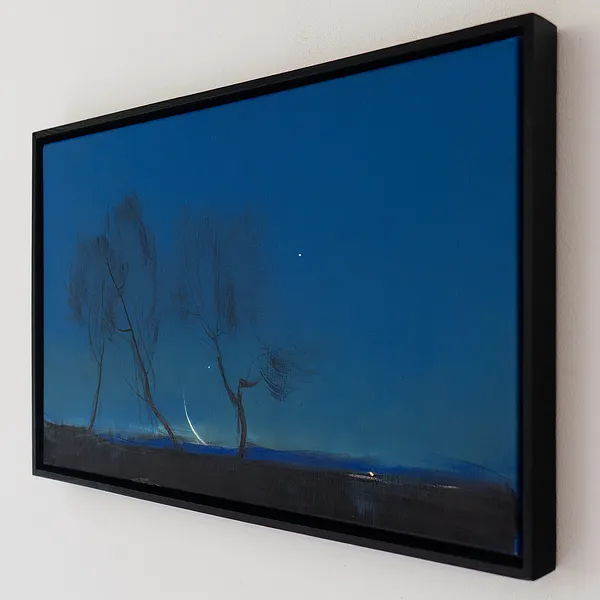 Image of Moon light by Igor Nekraga, size: 30х50, made of Acrylic on canvas, Painting medium, from Kyiv, part of the Acrylics series, priced at $400 Photo 2 of 4.