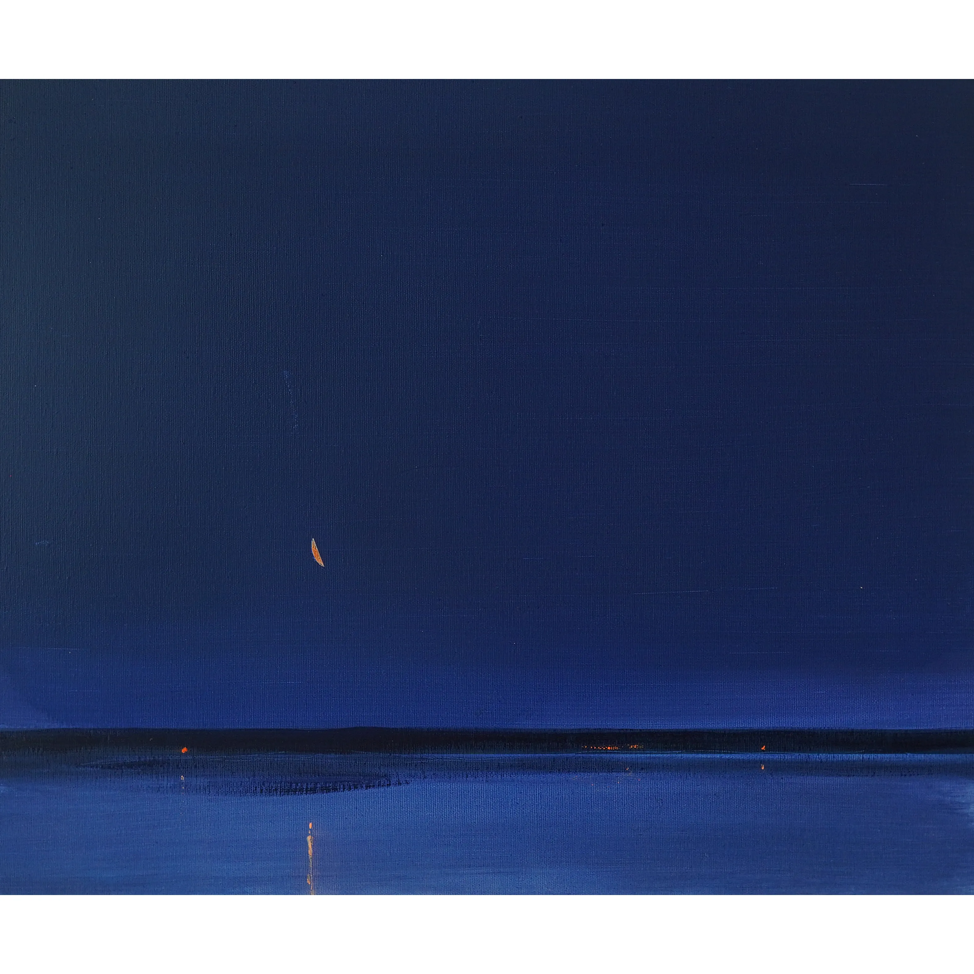 Image of Midnight calm by Igor Nekraga, size: 50x60, made of Acrylic on canvas, Painting medium, from Kyiv, part of the Acrylics series, priced at $500 Photo 4 of 4.