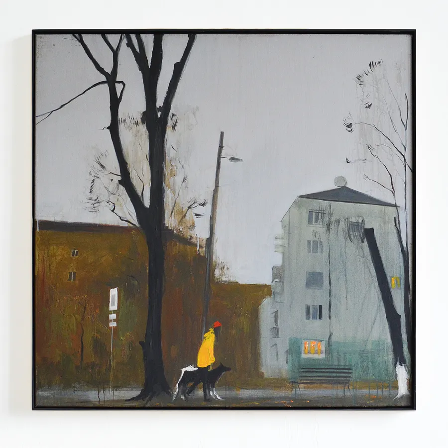 Image of Untitled by Igor Nekraga, size: 100х100, Painting medium, part of the Acrylics series Photo 1 of 2.