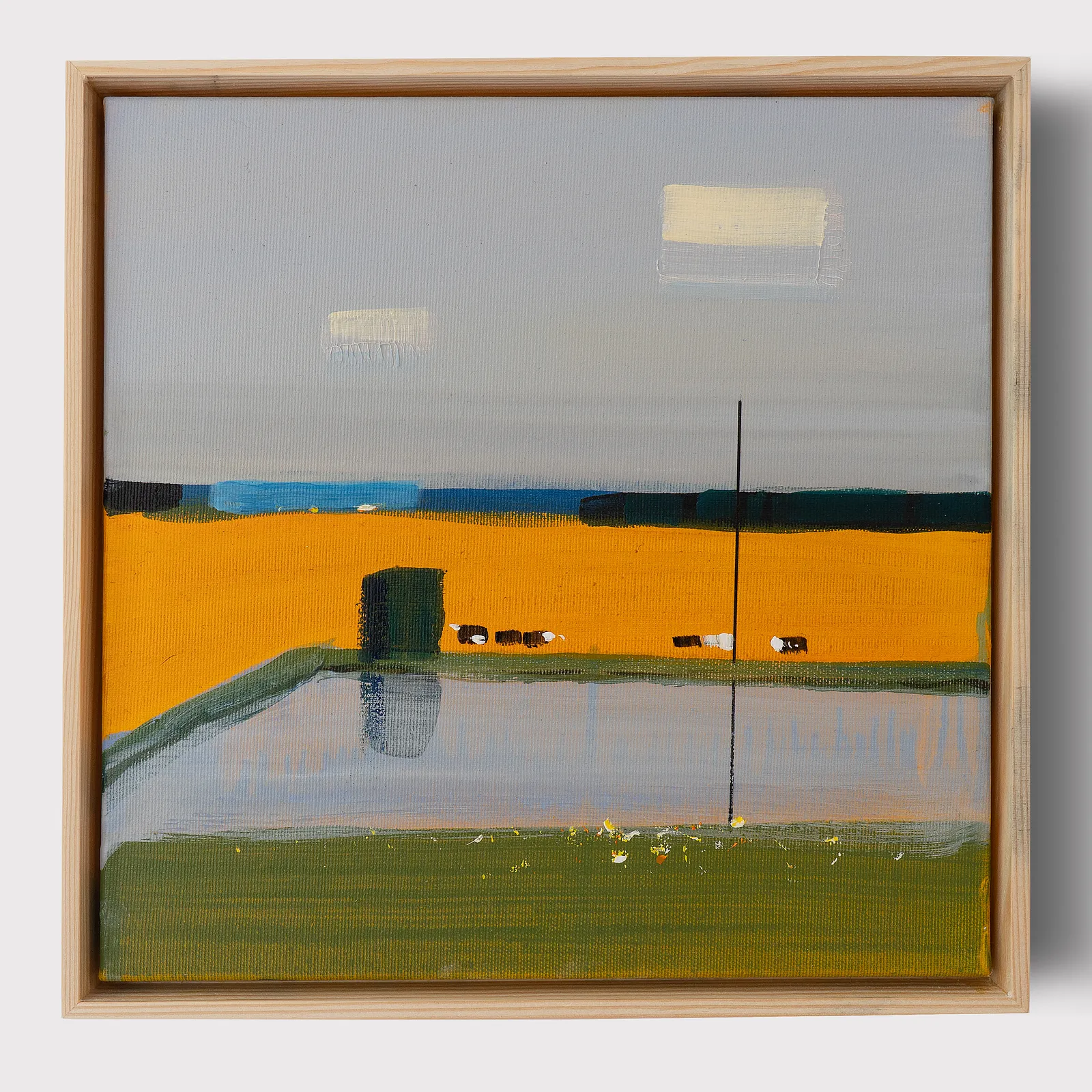 Зображення "Yellow meadow" від Igor Nekraha, розмір: 30х30, медіум: Живопис, серія: Acrylics, ціна: $350 Фото 1 з 4.