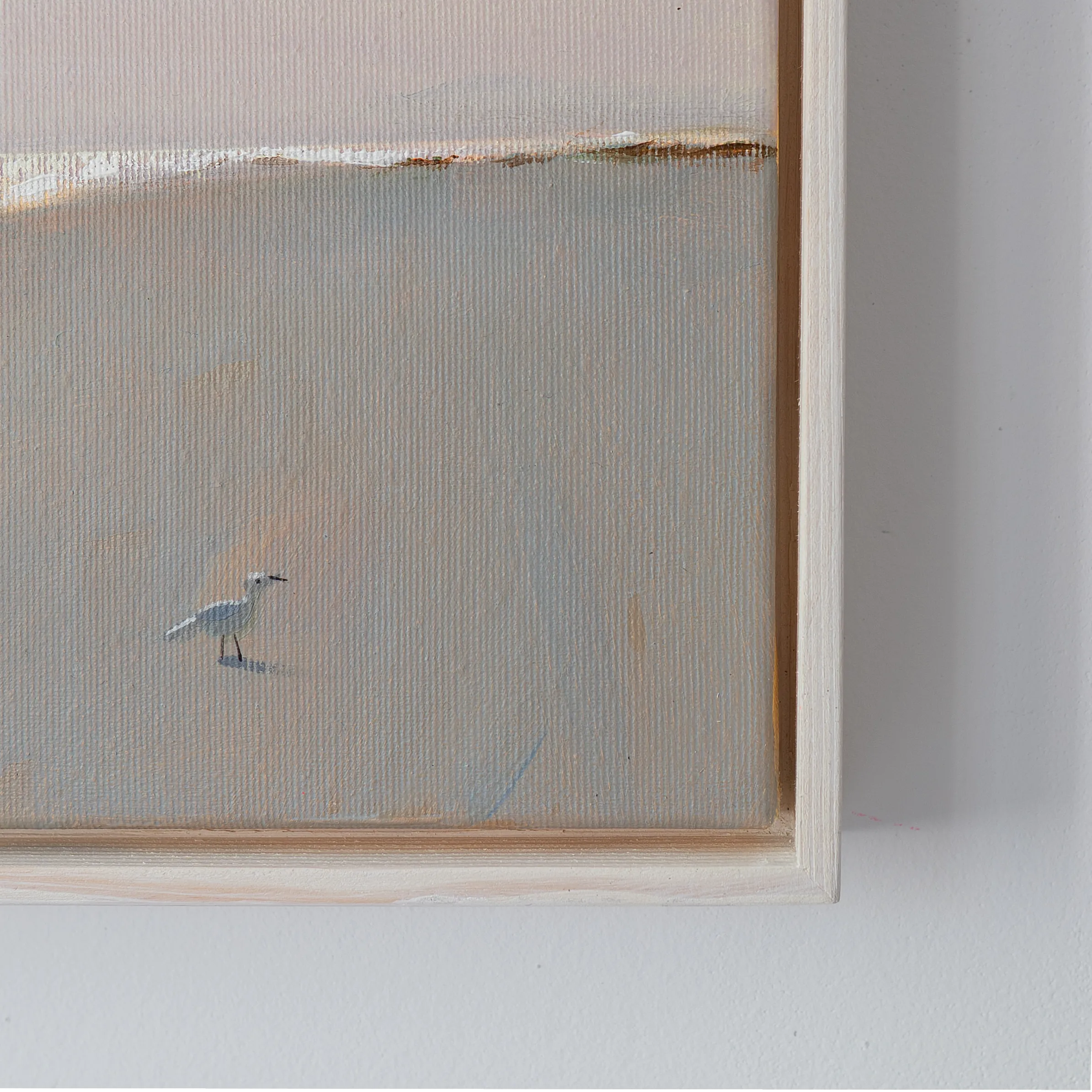 Image of The solitary seagull by Igor Nekraga, size: 30х30, made of Acrylic on canvas, Painting medium, from Kyiv, part of the Acrylics series, priced at $350 Photo 2 of 4.