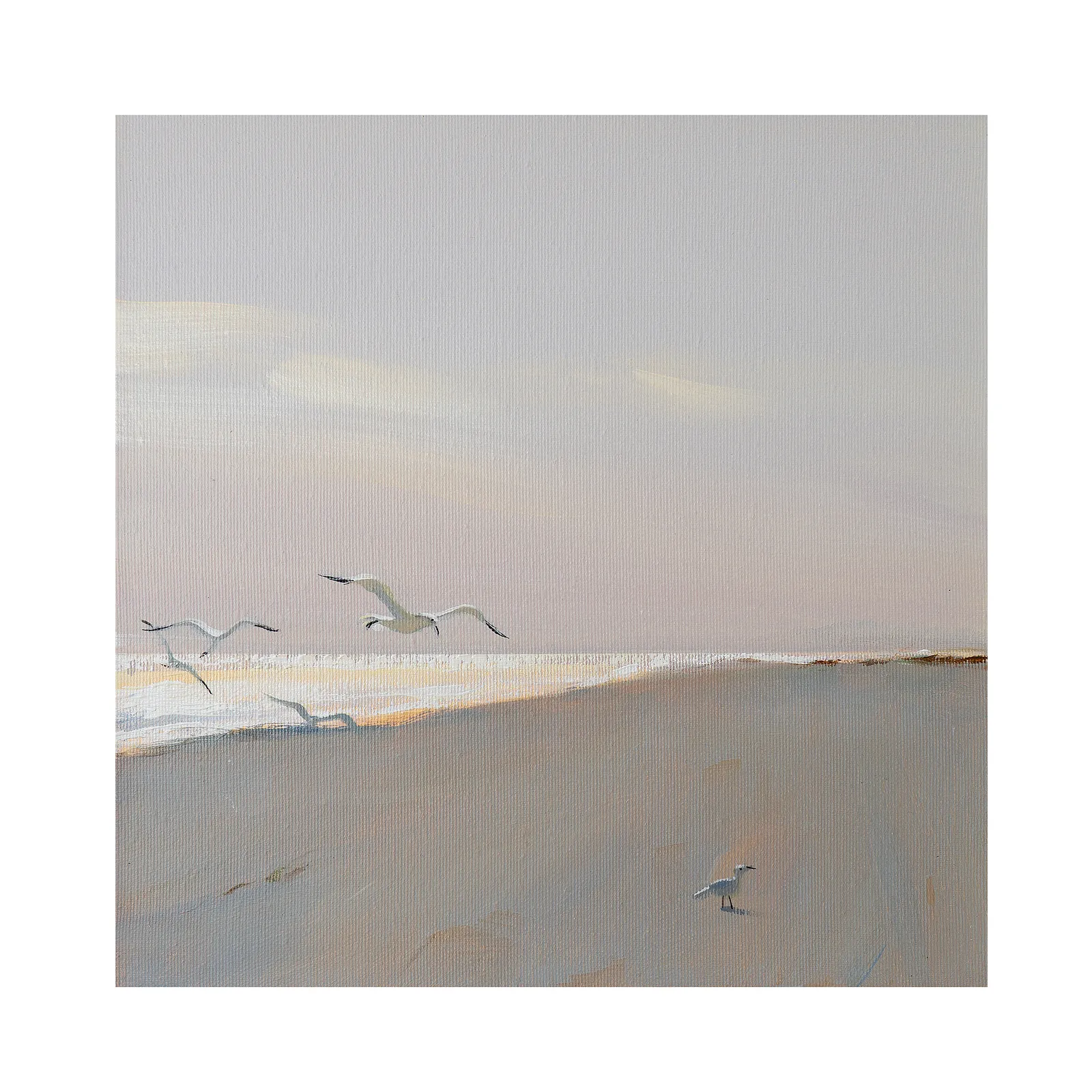 Зображення "The solitary seagull" від Igor Nekraha, розмір: 30х30, медіум: Живопис, серія: Acrylics, ціна: $350 Фото 4 з 4.