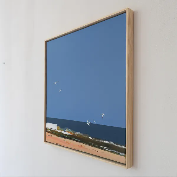 Image of Chasing the wind by Igor Nekraga, size: 50x50, made of Acrylic on canvas, Painting medium, from Kyiv, part of the Acrylics series, priced at $600 Photo 2 of 4.