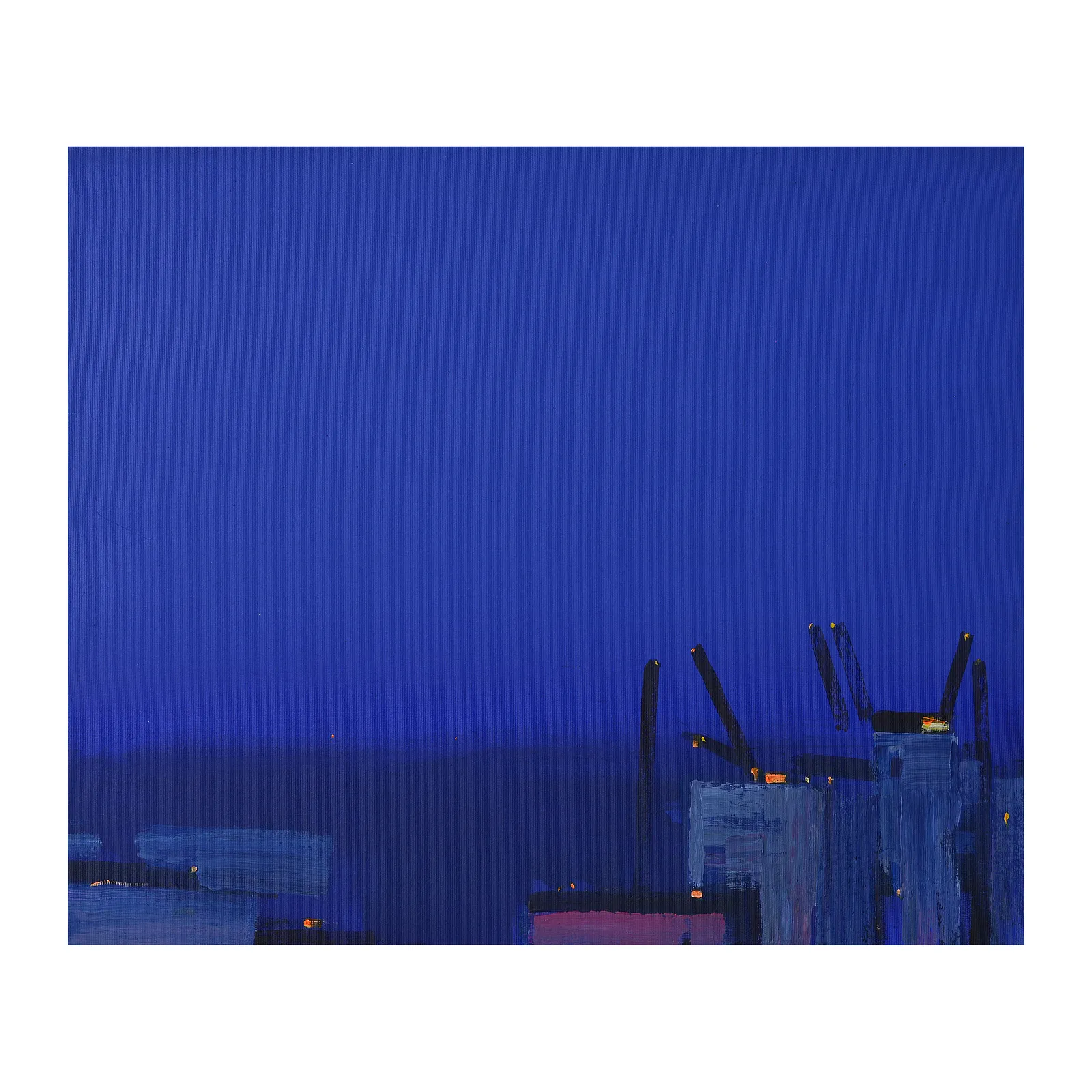 Зображення "Port at night. Odesa" від Igor Nekraha, розмір: 50x60, медіум: Живопис, серія: Acrylics, ціна: $500 Фото 2 з 4.
