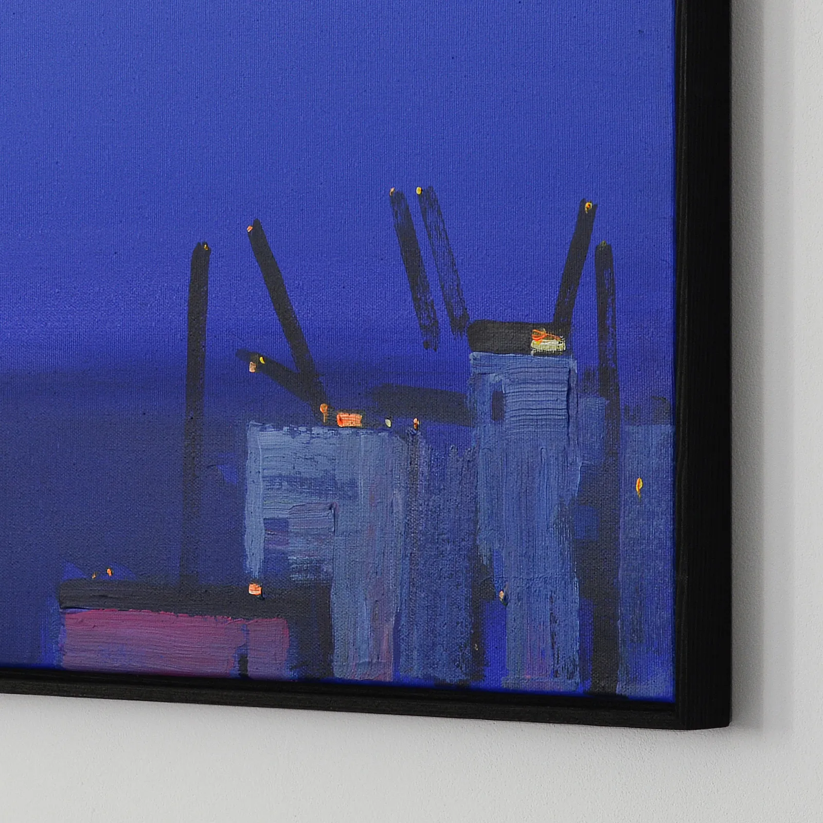 Зображення "Port at night. Odesa" від Igor Nekraha, розмір: 50x60, медіум: Живопис, серія: Acrylics, ціна: $500 Фото 4 з 4.