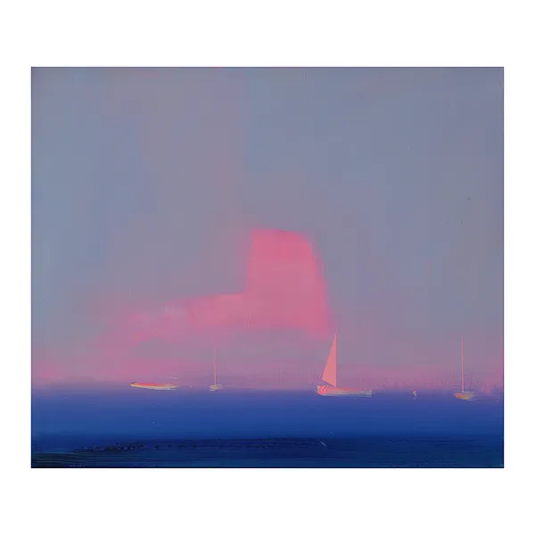 Image of Sail at Twilight by Igor Nekraga, size: 50x60, made of Acrylic on canvas, Painting medium, from Kyiv, part of the Acrylics series, priced at $500 Photo 3 of 4.