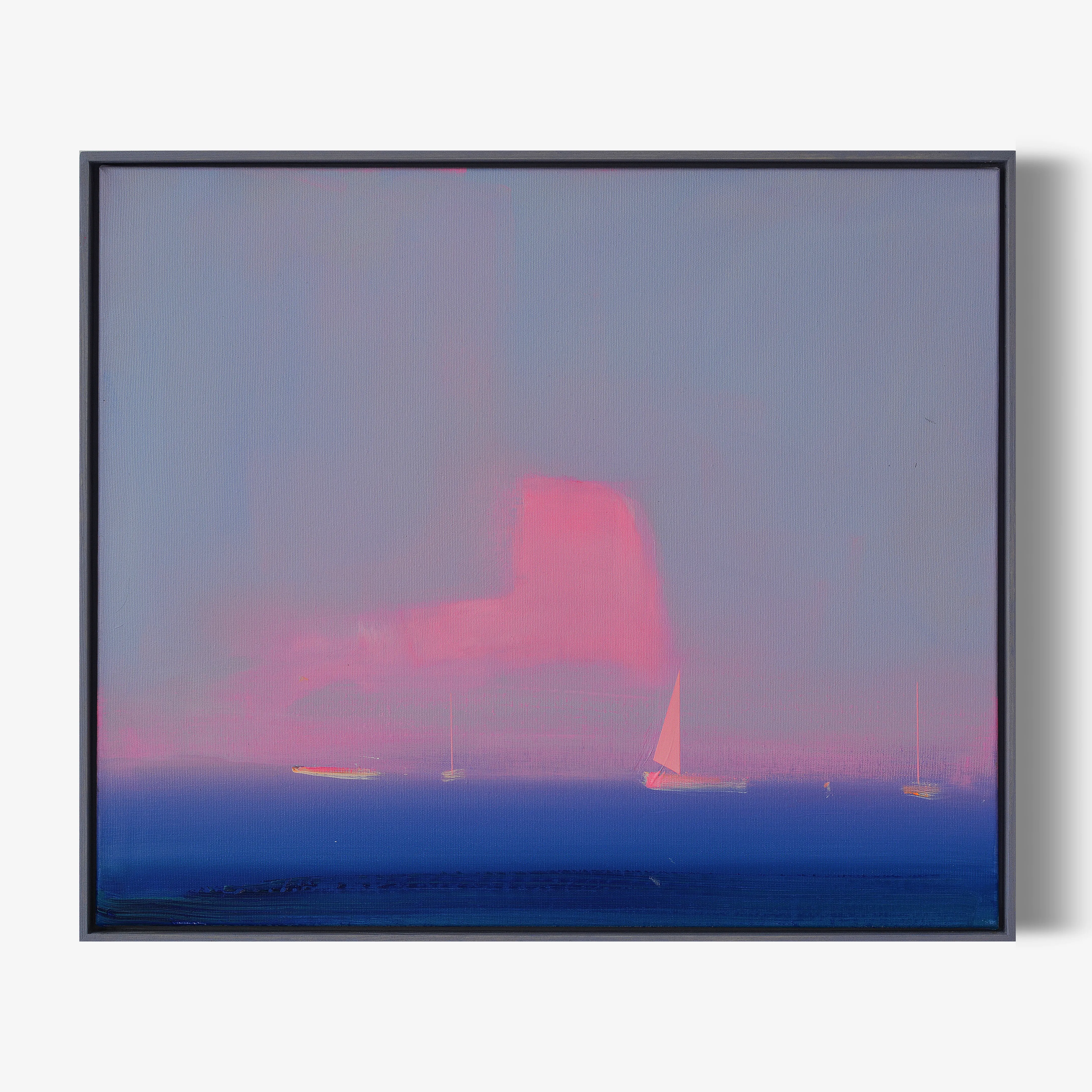 Image of Sail at Twilight by Igor Nekraga, size: 50x60, made of Acrylic on canvas, Painting medium, from Kyiv, part of the Acrylics series, priced at $500 Photo 1 of 4.