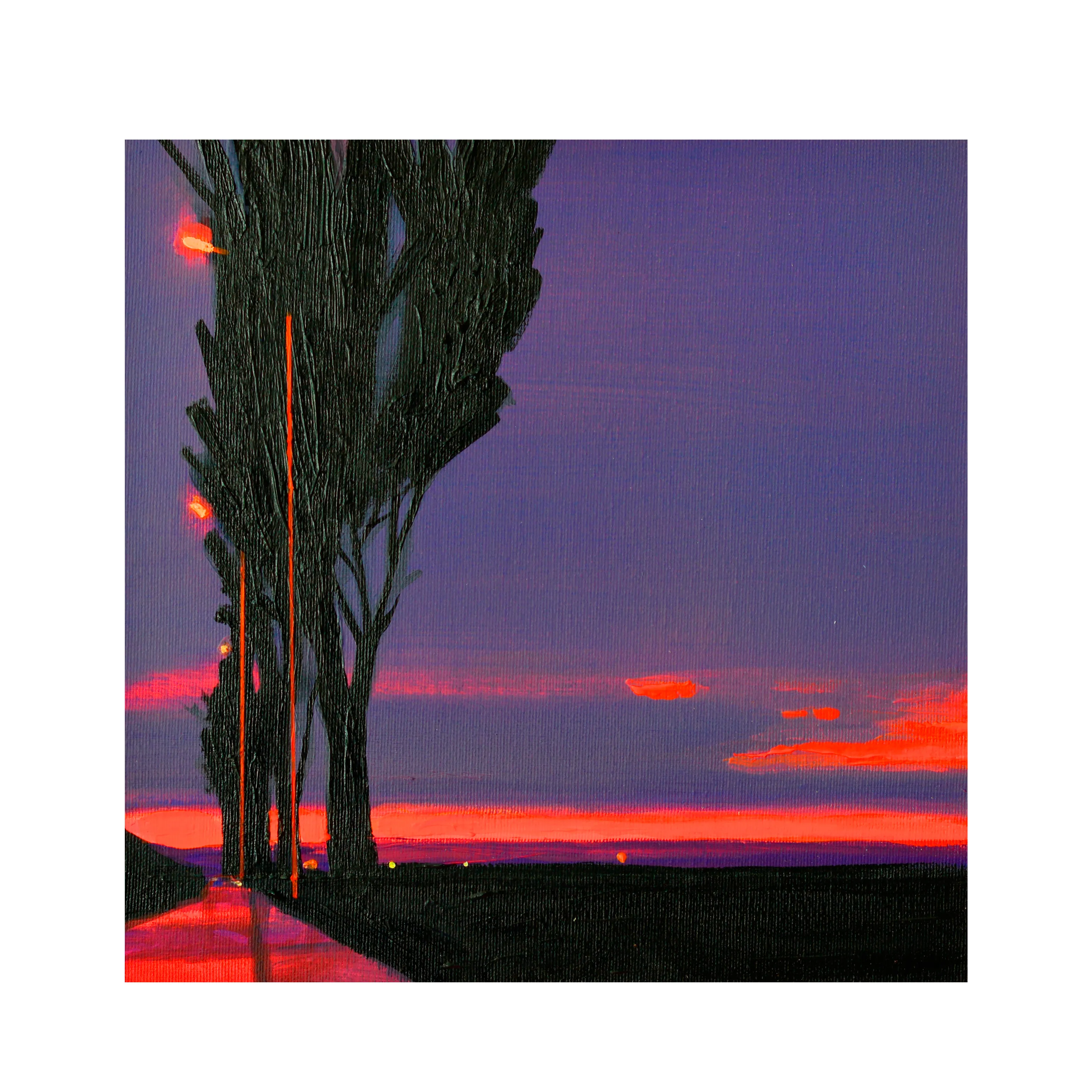 Image of Sunzeyka scenery by Igor Nekraga, size: 30x30, made of Acrylic on canvas, Painting medium, from Kyiv, part of the Acrylics series, priced at $350 Photo 2 of 3.