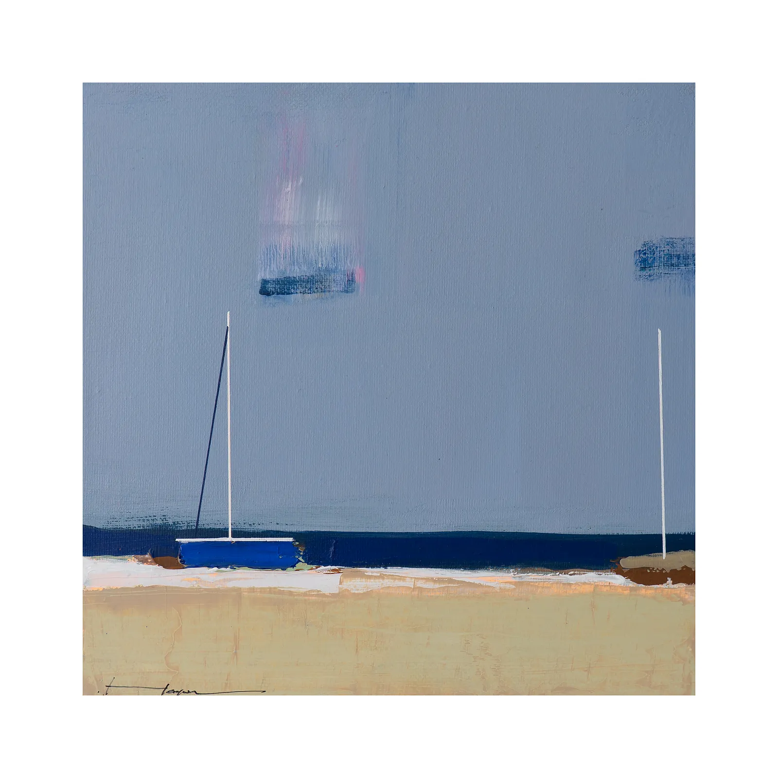 Зображення "Coast" від Igor Nekraha, розмір: 30x30 framed, матеріали: Acrylic on canvas, медіум: Живопис, місто: Kyiv, серія: Acrylics, ціна: $350 Фото 3 з 4.
