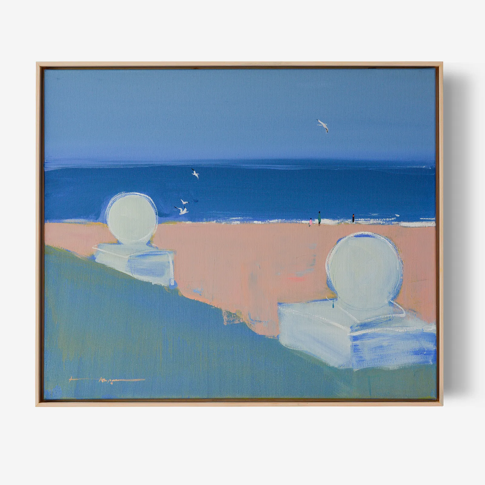 Зображення "Langeron beach" від Igor Nekraha, розмір: 50x60, матеріали: Acrylic on canvas, медіум: Живопис, місто: Ukraine, серія: Acrylics, ціна: $400 Фото 1 з 4.