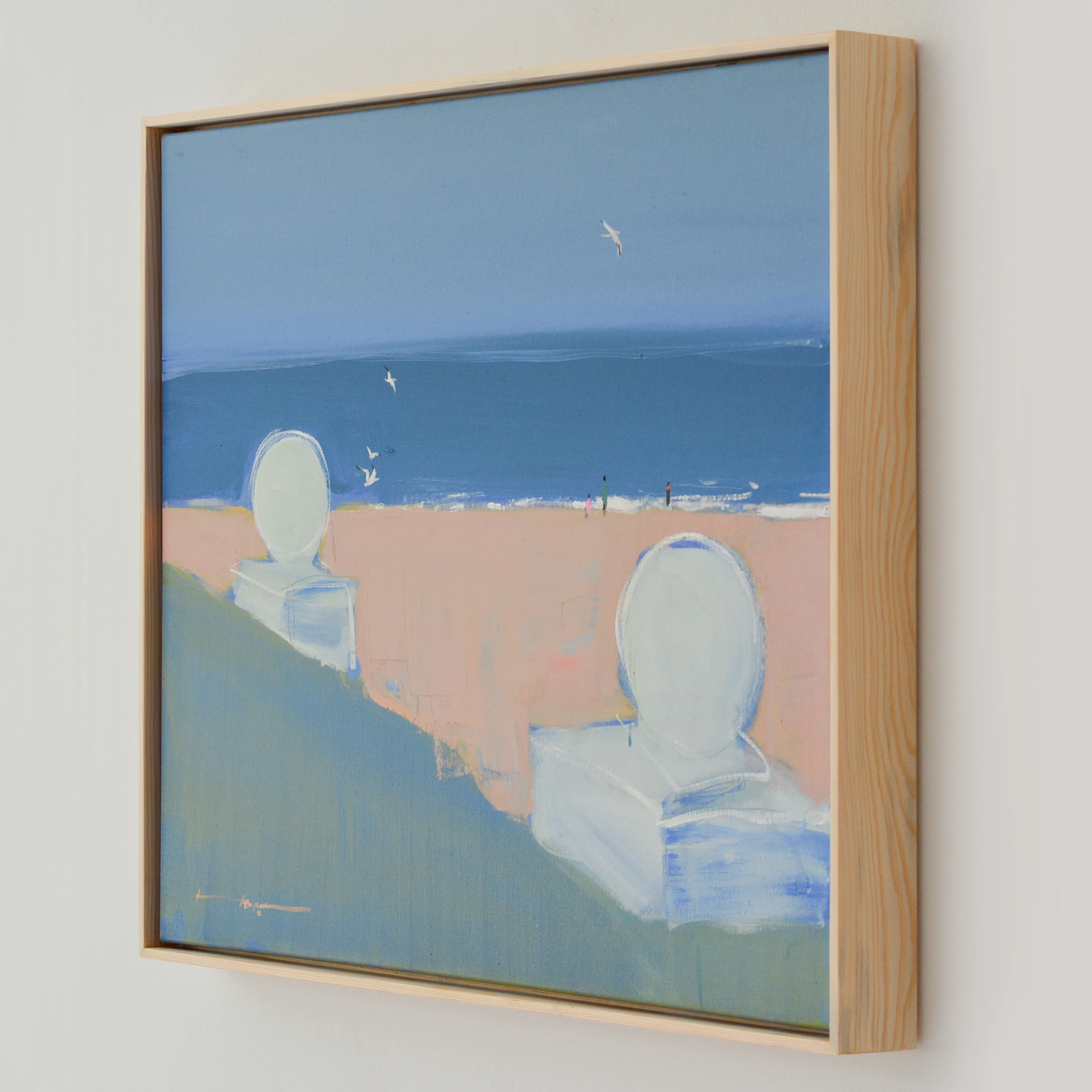 Зображення "Langeron beach" від Igor Nekraha, розмір: 50x60, матеріали: Acrylic on canvas, медіум: Живопис, місто: Ukraine, серія: Acrylics, ціна: $400 Фото 3 з 4.