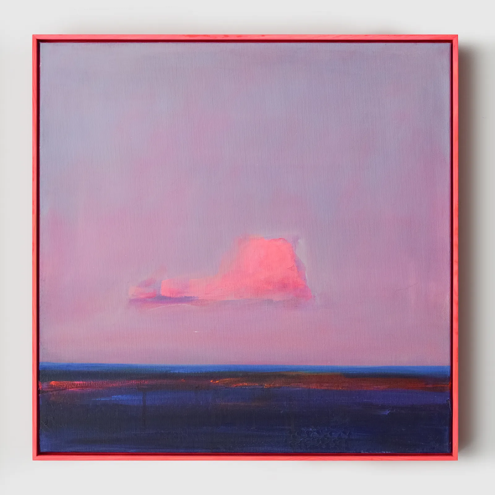 Image of Pink in the sky by Igor Nekraga, size: 60x60, made of Acrylic on canvas, Painting medium, from Ukraine, part of the Acrylics series, priced at $600 Photo 1 of 4.