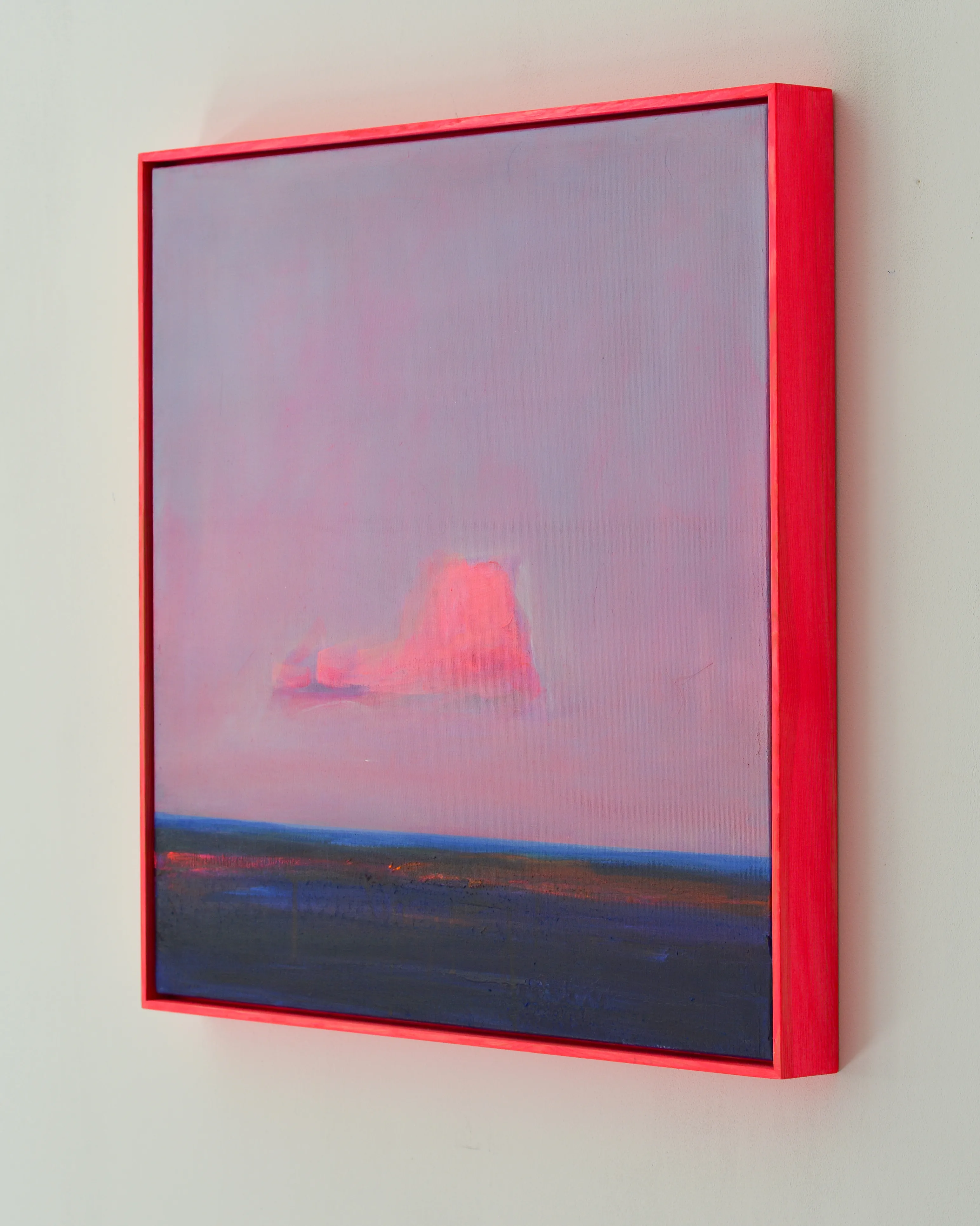 Image of Pink in the sky by Igor Nekraga, size: 60x60, made of Acrylic on canvas, Painting medium, from Ukraine, part of the Acrylics series, priced at $600 Photo 2 of 4.