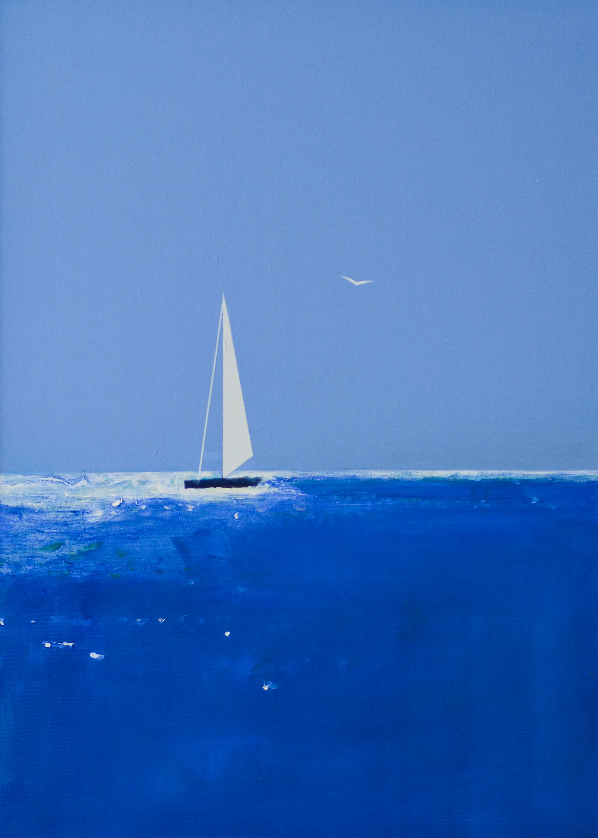Image of Open sea by Igor Nekraga, made of Acrylic on canvas, Painting medium, from Ukraine, part of the Acrylics series, priced at $600 Photo 2 of 4.