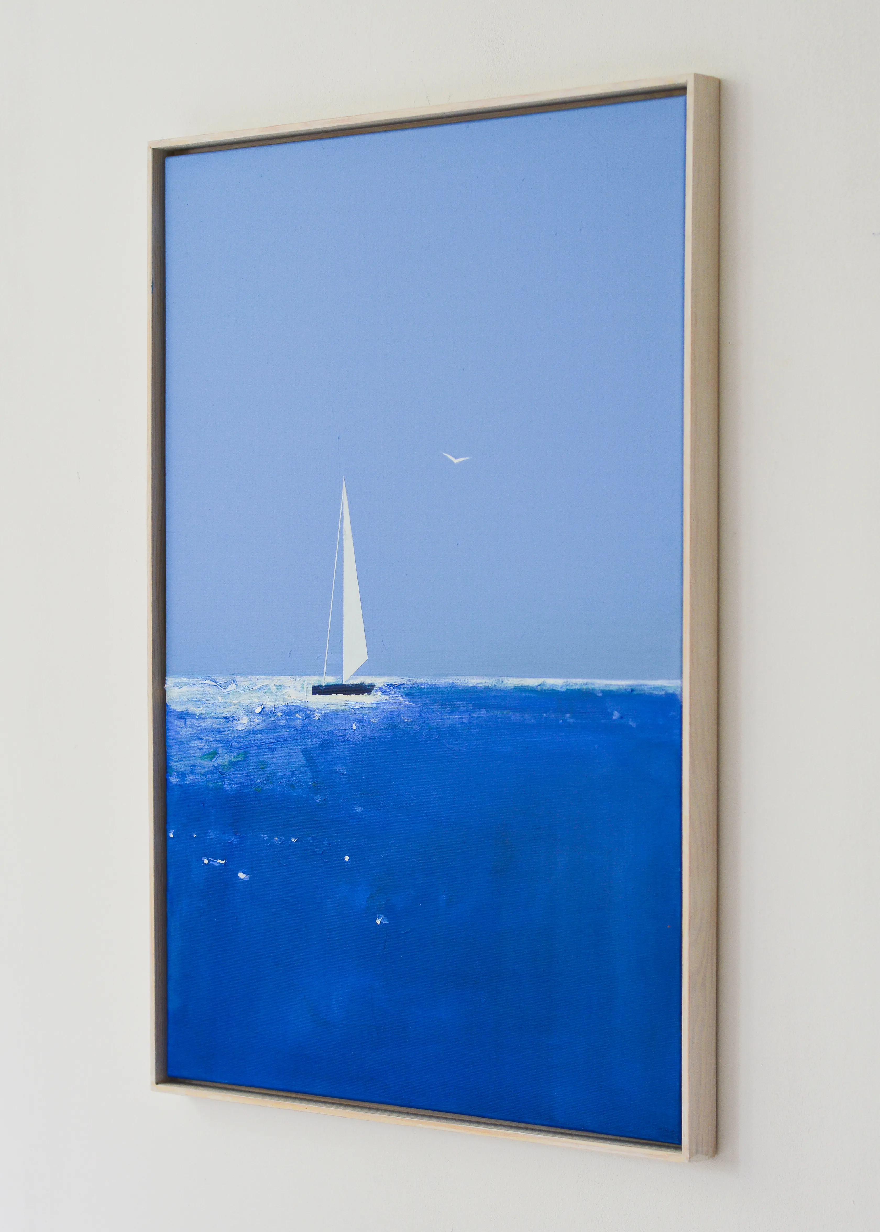Image of Open sea by Igor Nekraga, made of Acrylic on canvas, Painting medium, from Ukraine, part of the Acrylics series, priced at $600 Photo 3 of 4.