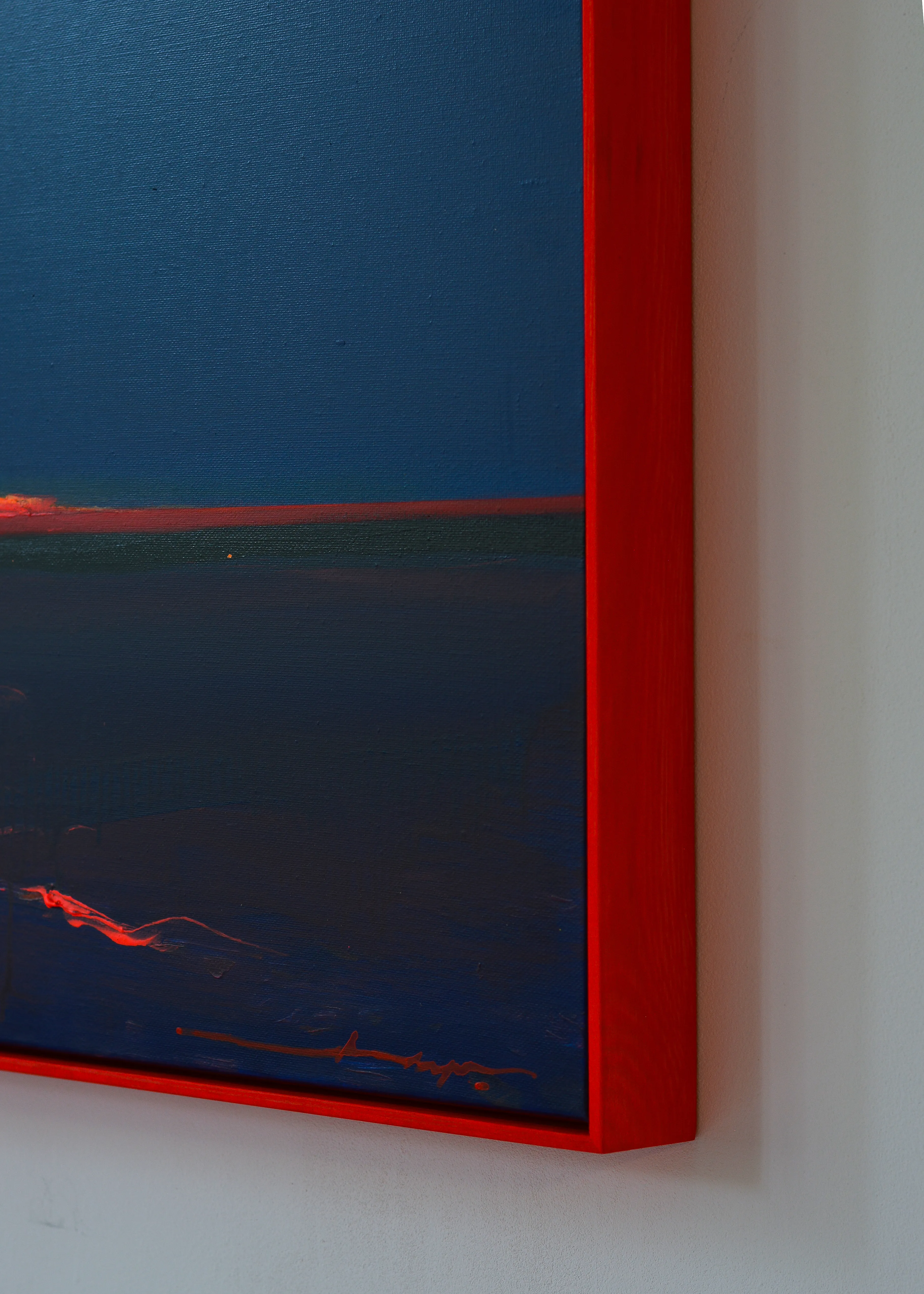 Image of Scarlet by Igor Nekraga, size: 80x60, made of Acrylic on canvas, from Ukraine, part of the Acrylics series, priced at $800 Photo 4 of 4.