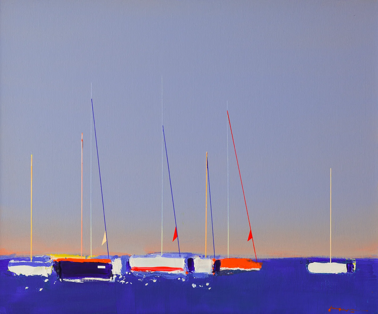 Зображення "After the Regatta" від Igor Nekraha, розмір: 50x60, медіум: Живопис, серія: Acrylics, ціна: $650 Фото 2 з 4.