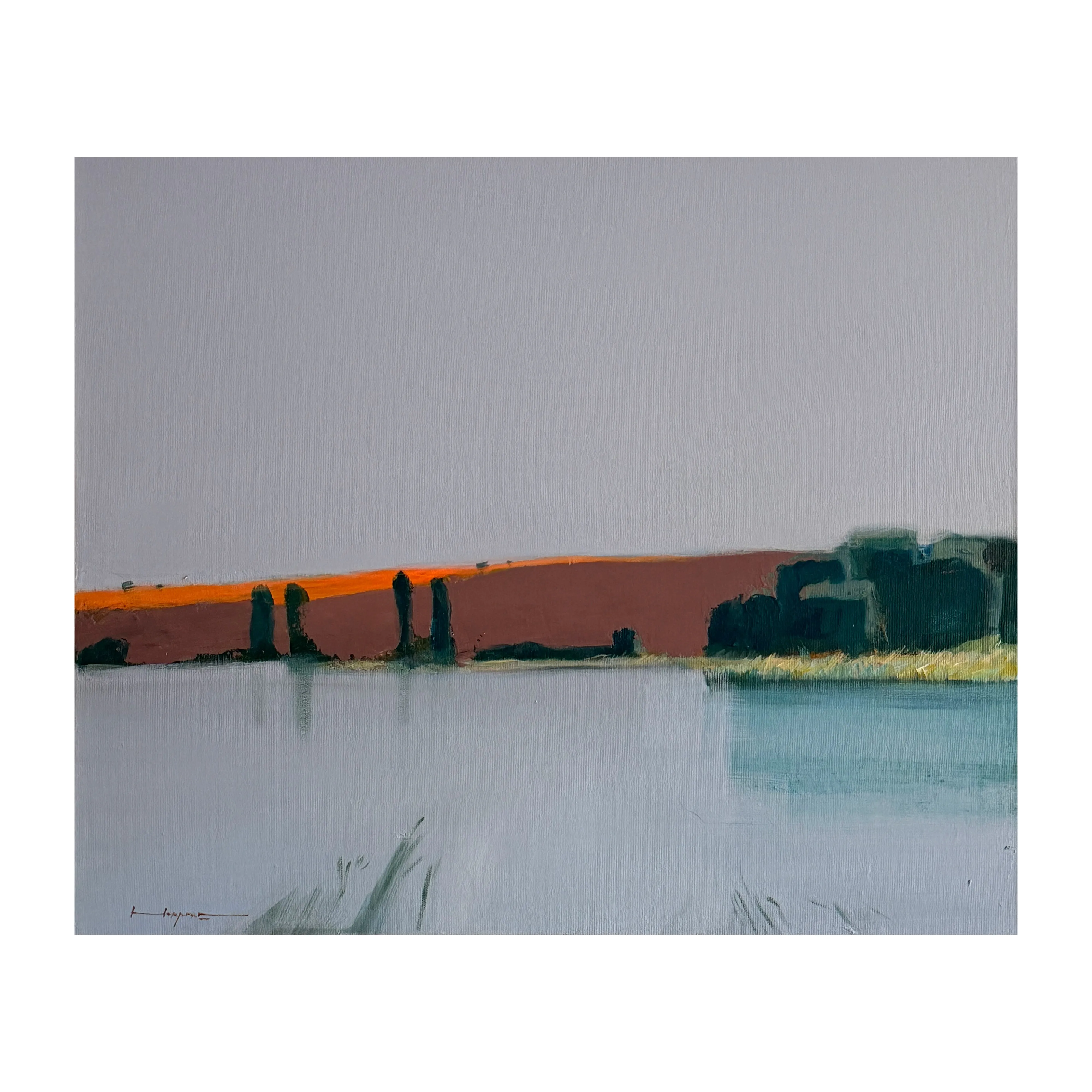 Image of Late October by Igor Nekraha, size: 50x60, made of Acrylic on canvas, Painting medium, from Kyiv, part of the Acrylics series, priced at $600 Photo 4 of 4.