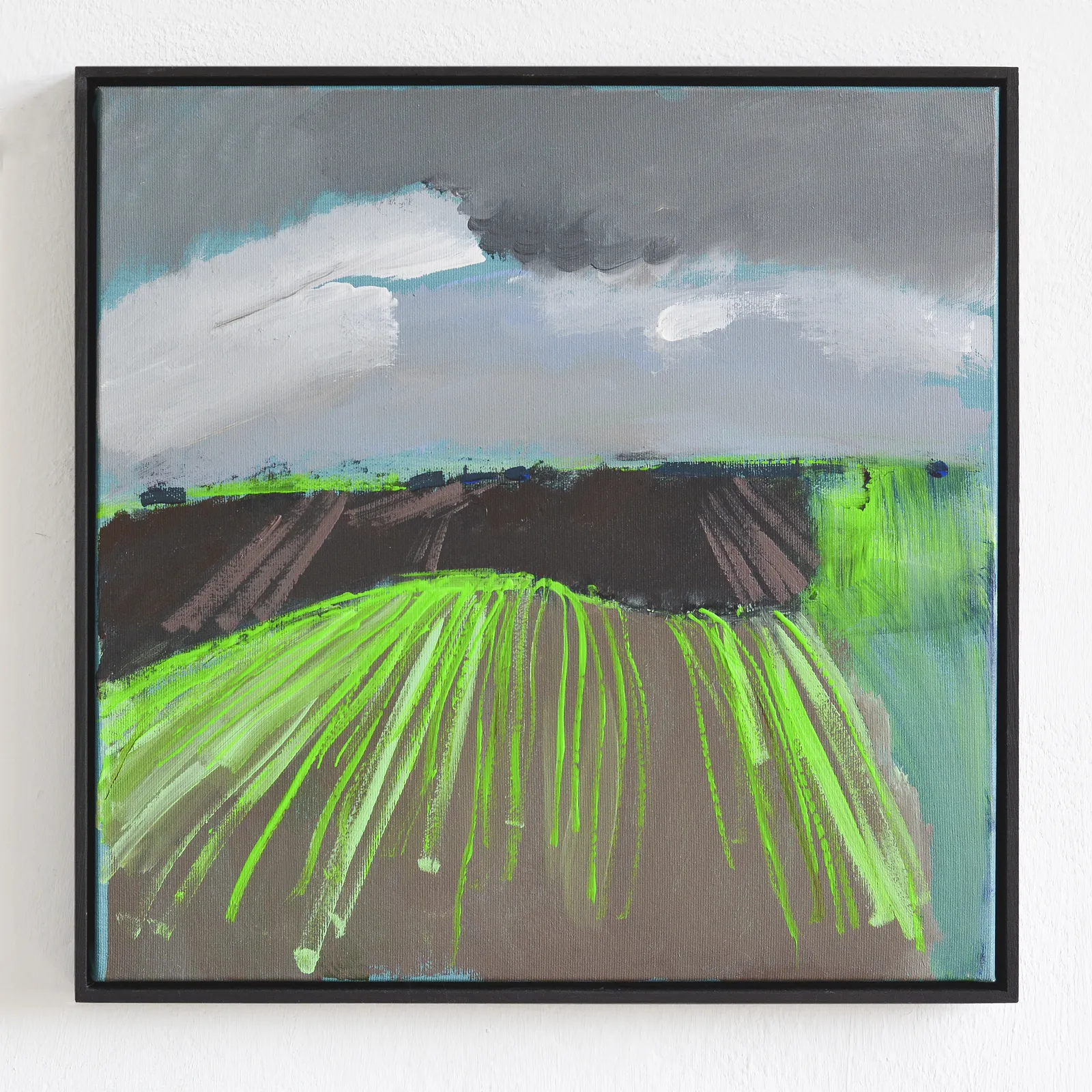 Зображення "Fields turn green" від Igor Nekraha, розмір: 40x40, матеріали: Acrylic on canvas, медіум: Живопис, місто: Ukraine, ціна: $400 Фото 1 з 4.