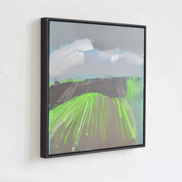Зображення "Fields turn green" від Igor Nekraha, розмір: 40x40, матеріали: Acrylic on canvas, медіум: Живопис, місто: Ukraine, серія: Acrylics, ціна: $400 Фото 3 з 4.