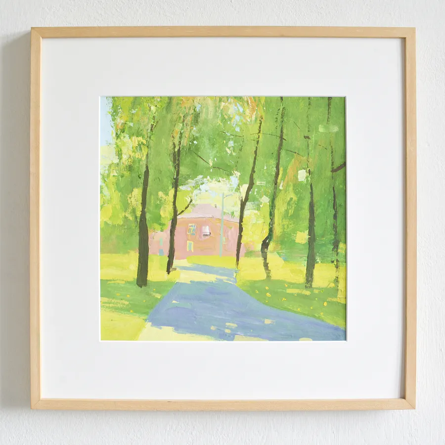 Image of Untitled by Igor Nekraga, size: 30x30, Graphics medium, part of the Gouaches series, priced at $350