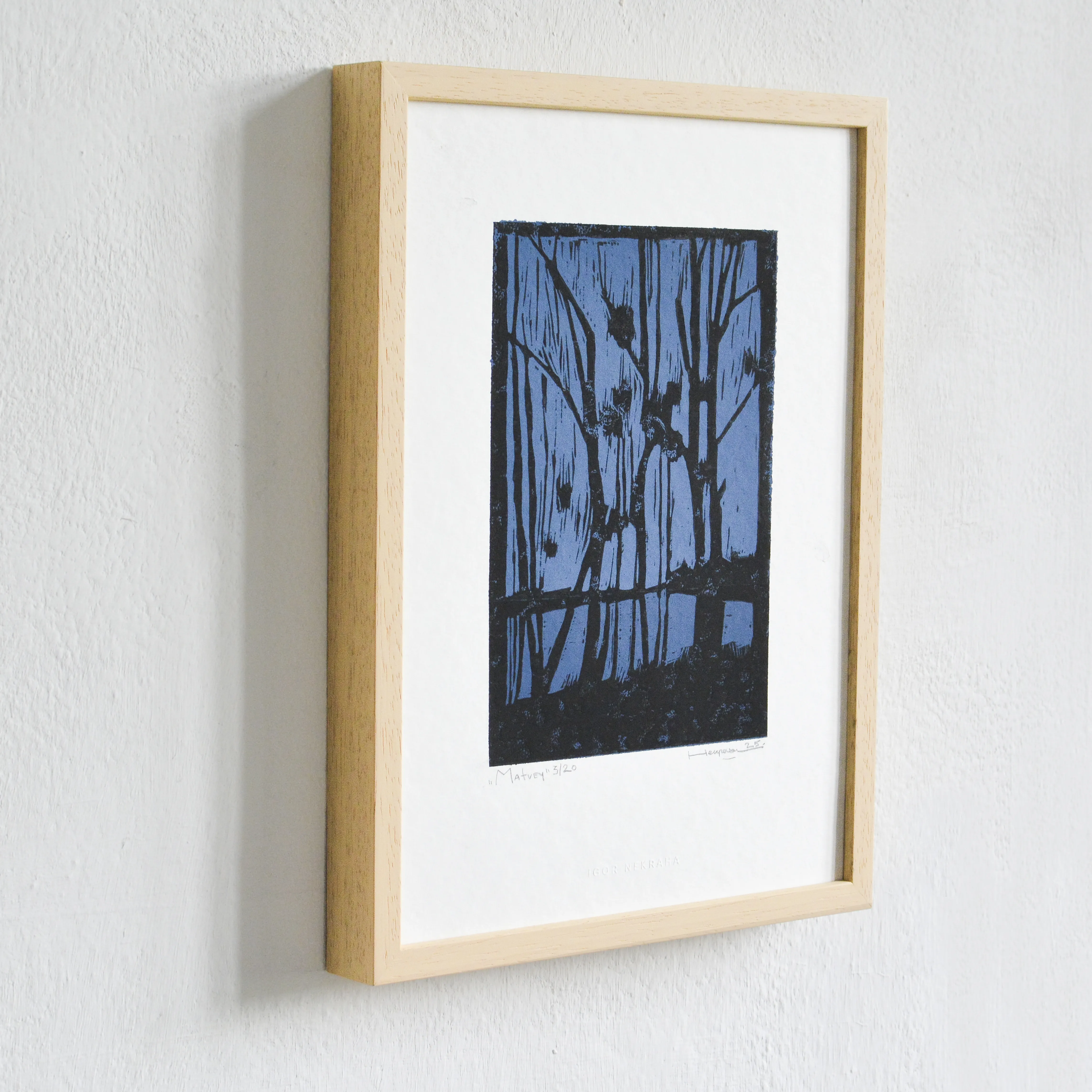 Зображення "Matvey 3/20" від Igor Nekraha, розмір: 30x20, матеріали: Linocut, медіум: Графіка, місто: Ukraine, ціна: $150 Фото 3 з 3.