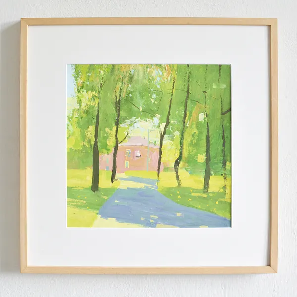 Зображення "Kyiv etude" від Igor Nekraha, розмір: 30x30, матеріали: Gouache on paper, медіум: Графіка, місто: Ukraine, серія: Gouaches, ціна: $350 Фото 4 з 4.