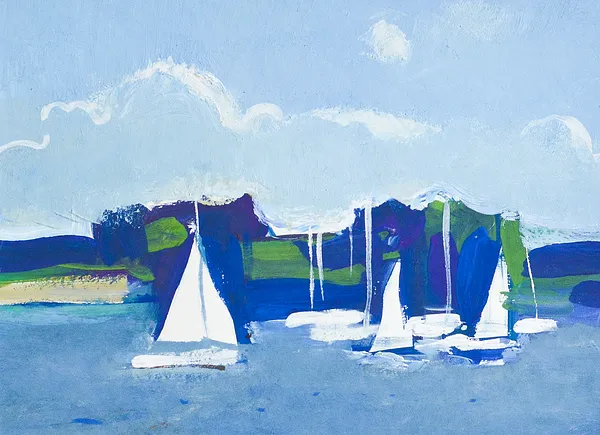 Зображення "Obolon yachts" від Igor Nekraha, розмір: 30x20, матеріали: Gouache on paper, медіум: Графіка, місто: Ukraine, серія: Gouaches, ціна: $350 Фото 2 з 4.