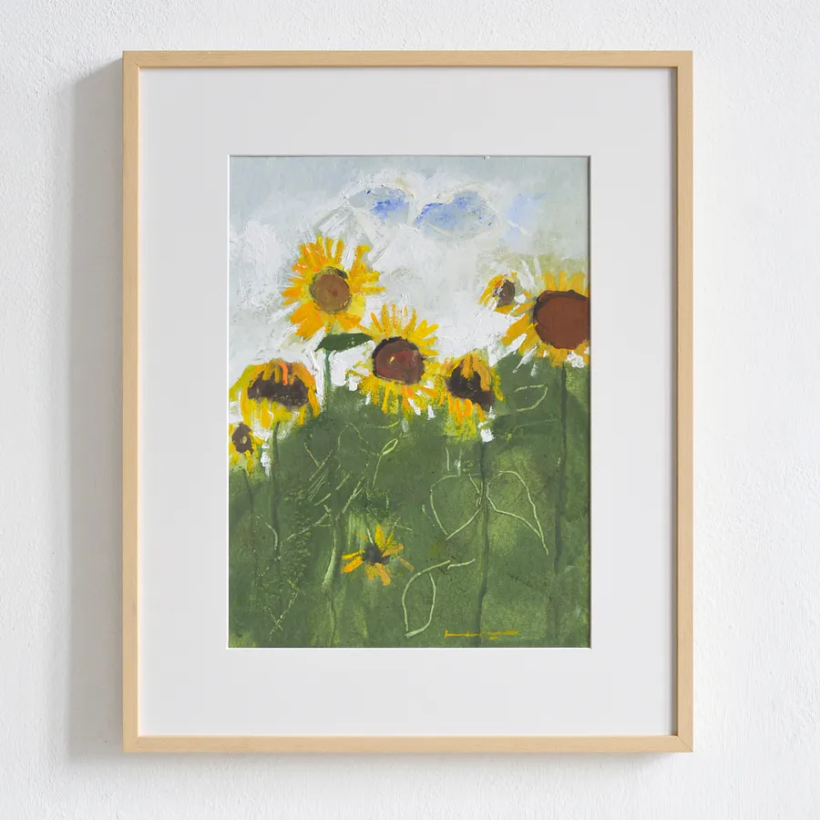 Зображення "Sunflowers" від Igor Nekraha, розмір: 40x30, матеріали: Gouache on paper, медіум: Графіка, місто: Ukraine, серія: Gouaches, ціна: $350