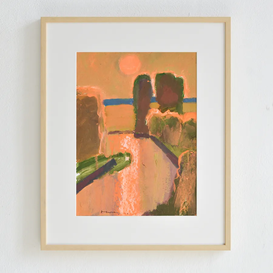 Зображення "The sun and river" від Igor Nekraha, розмір: 40x30, матеріали: Gouache on paper, медіум: Графіка, місто: Україна, серія: Gouaches, ціна: $350