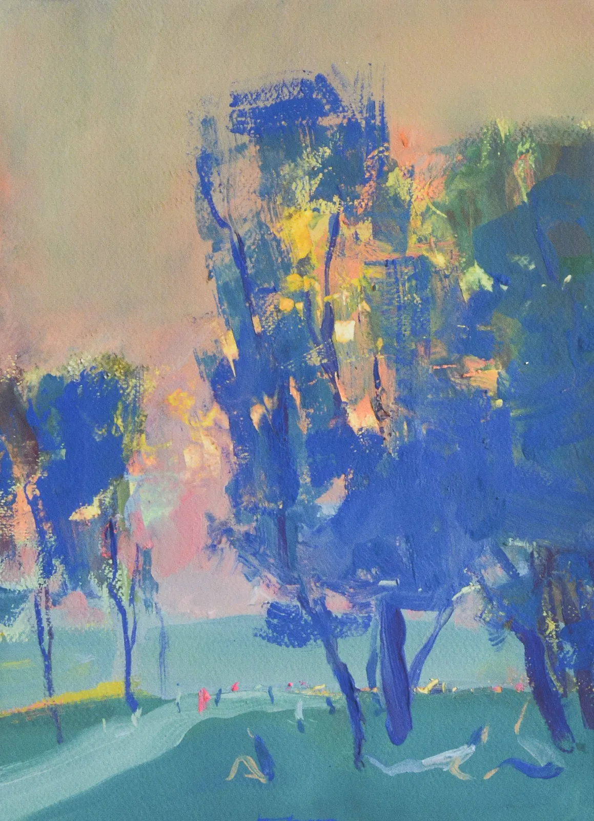 Зображення "Peyzazhka. August evening" від Igor Nekraha, розмір: 40x30, матеріали: Gouache on paper, медіум: Графіка, місто: Ukraine, ціна: $350 Фото 2 з 4.