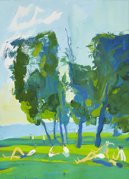 Зображення "Peyzazhka noon" від Igor Nekraha, розмір: 40x30, матеріали: Gouache on paper, медіум: Графіка, місто: Ukraine, серія: Gouaches, ціна: $350 Фото 2 з 4.