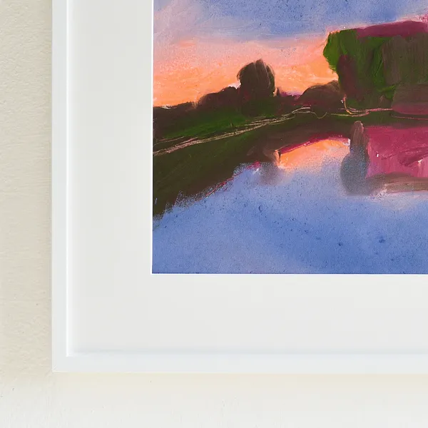 Зображення "Sunset on the pond" від Igor Nekraha, розмір: 30x40, матеріали: Gouache on paper, медіум: Графіка, місто: Ukraine, серія: Gouaches, ціна: $300 Фото 4 з 4.