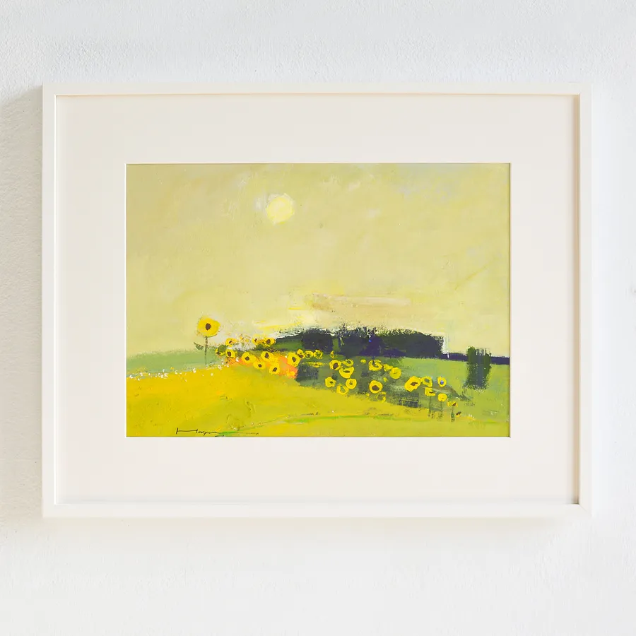 Зображення "Field of sunflowers" від Igor Nekraha, розмір: 30x40, матеріали: Gouache on paper, медіум: Графіка, місто: Ukraine, серія: Gouaches, ціна: $400