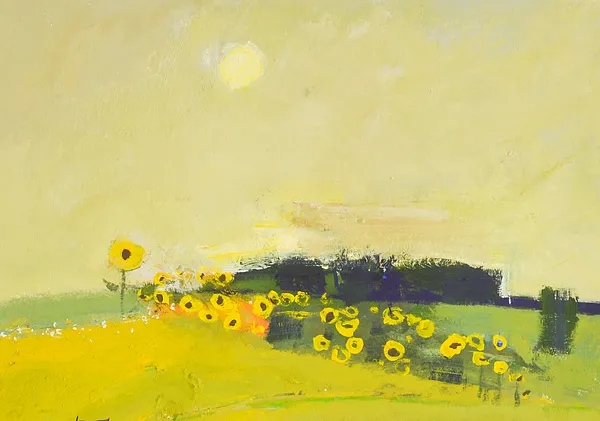 Зображення "Field of sunflowers" від Igor Nekraha, розмір: 30x40, матеріали: Gouache on paper, медіум: Графіка, місто: Ukraine, серія: Gouaches, ціна: $400 Фото 2 з 4.