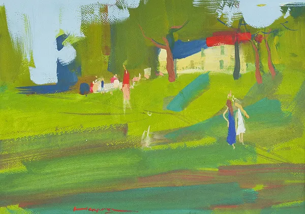 Зображення "Peyzazhka" від Igor Nekraha, розмір: 30x40, матеріали: Gouache on paper, медіум: Графіка, місто: Ukraine, серія: Gouaches, ціна: $300 Фото 2 з 4.