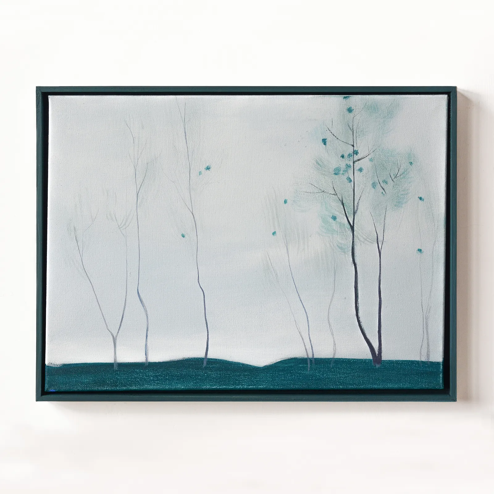 Зображення "birch trees in April" від Igor Nekraha, розмір: 30x40, матеріали: Acrylic on canvas, медіум: Живопис, місто: Україна, ціна: $350